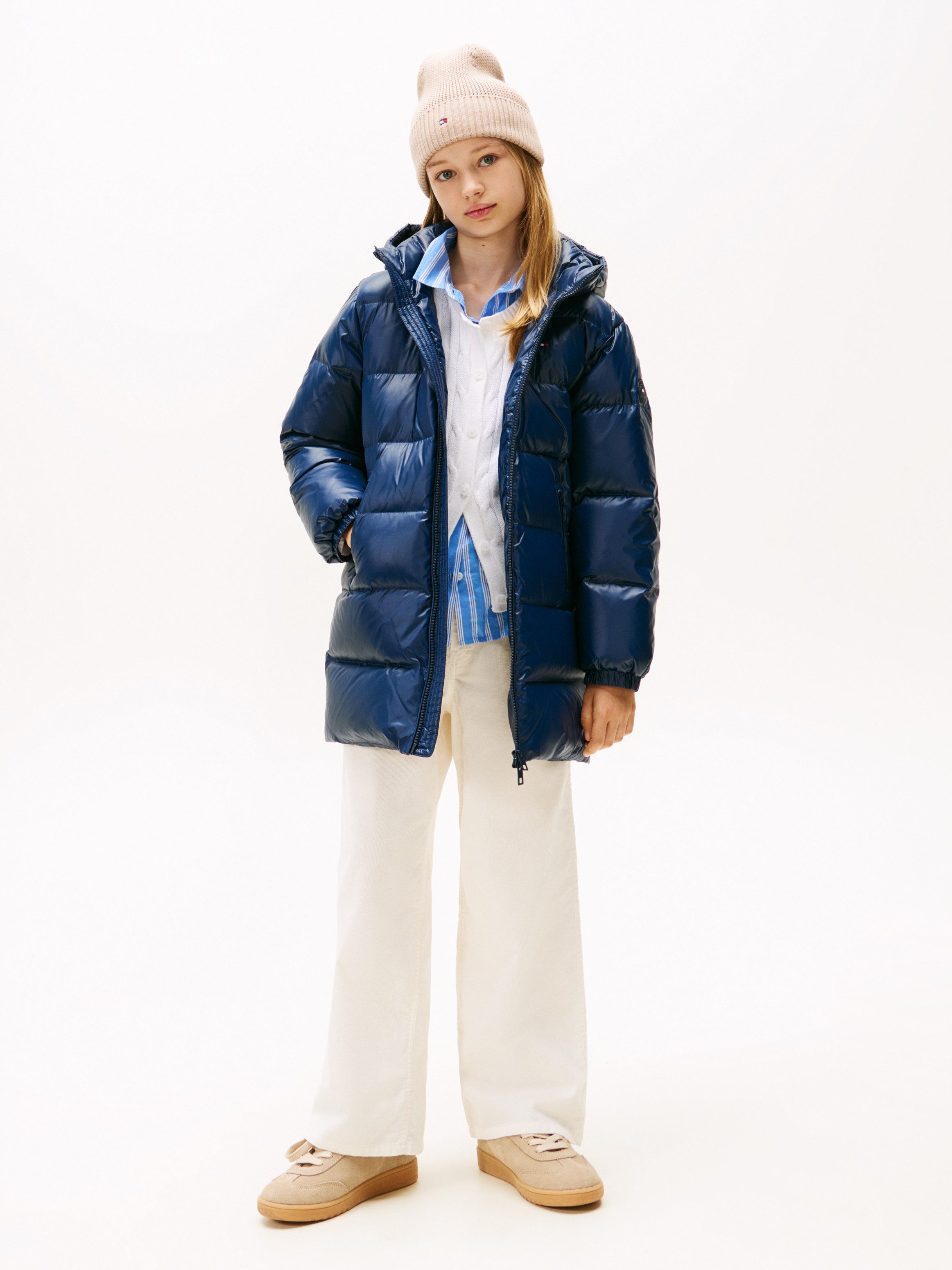 Tommy Hilfiger Gewatteerde jas ESSENTIAL LONG DOWN JACKET