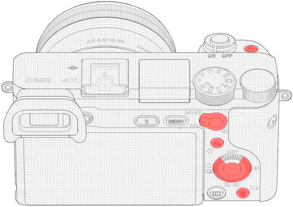 Sony Compact-camera Alpha 6400 + 18-135mm Objektiv