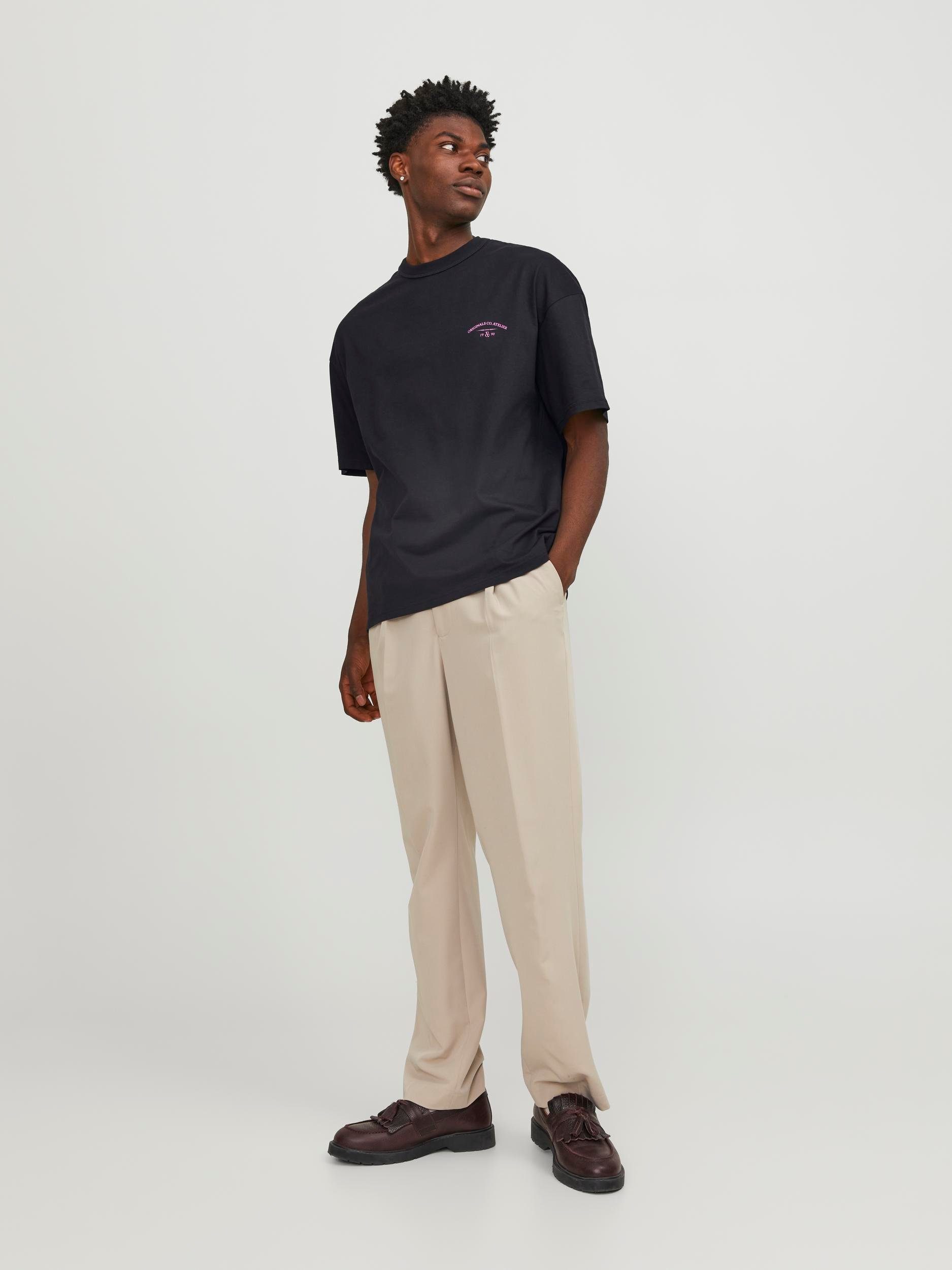 Jack & Jones Shirt met korte mouwen JORSANTORINI GRAPHIC TEE SS CREW NECK SN