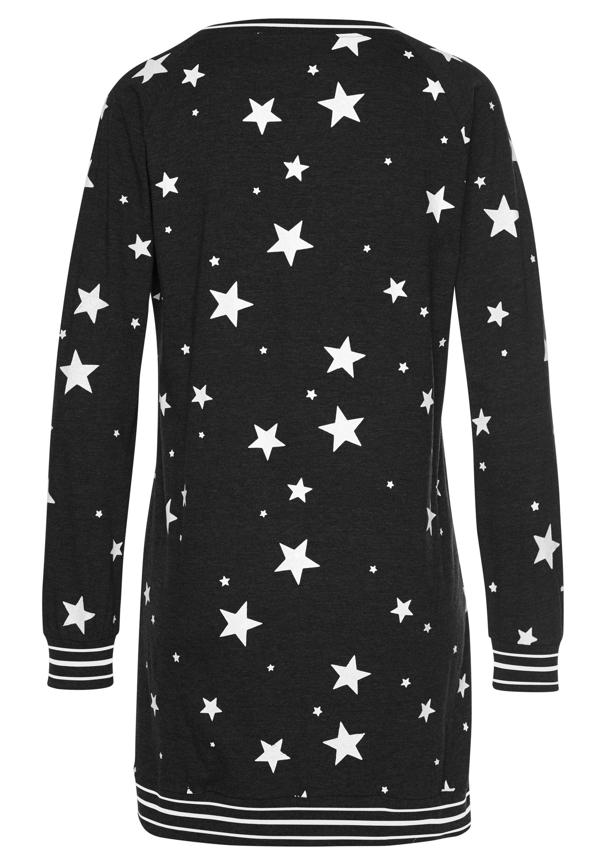 Vivance Dreams Nachthemd met trendy sterrenprint