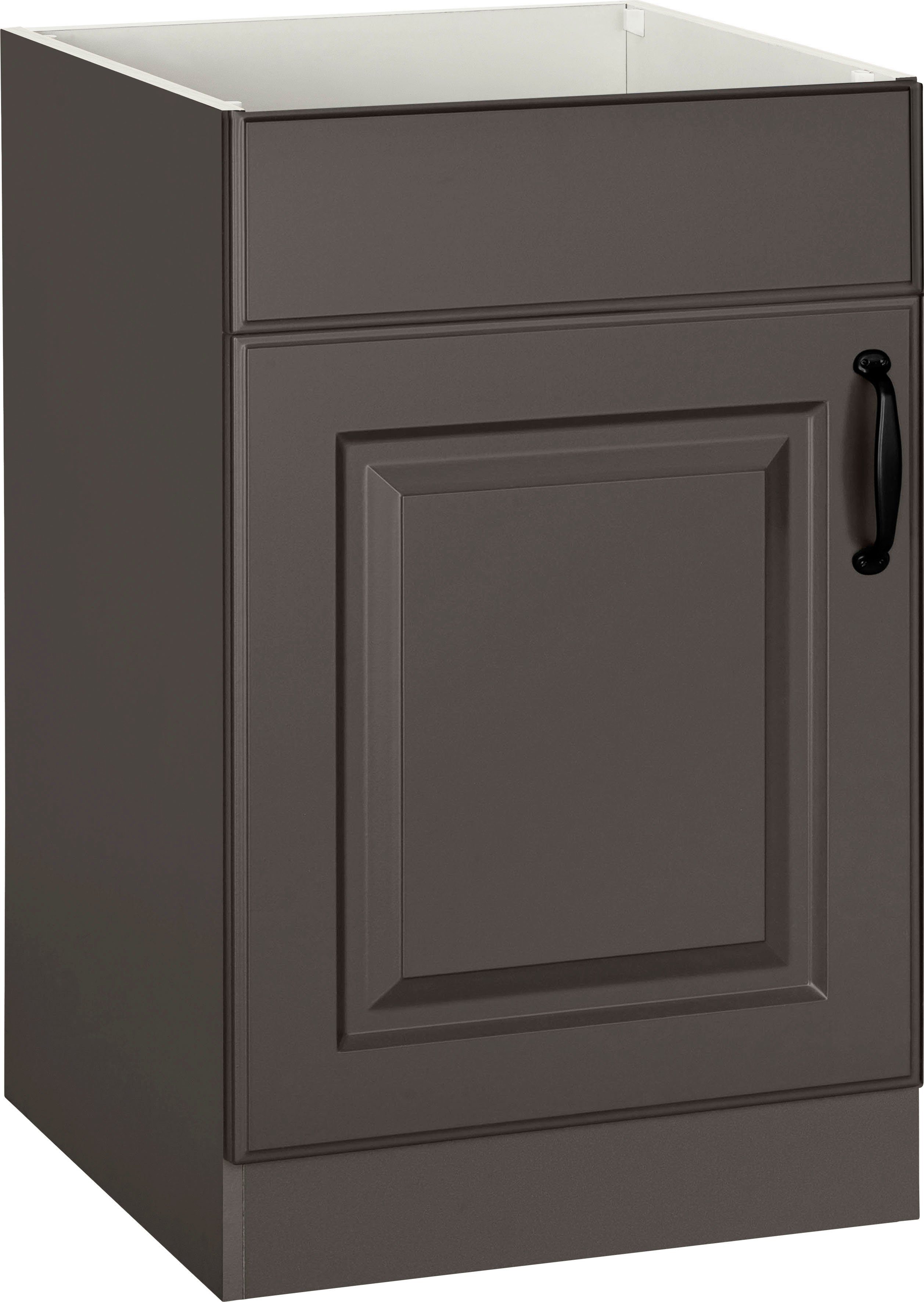 wiho Küchen Gootsteenkast Erla 50 cm breed met paneelfront, zonder werkblad