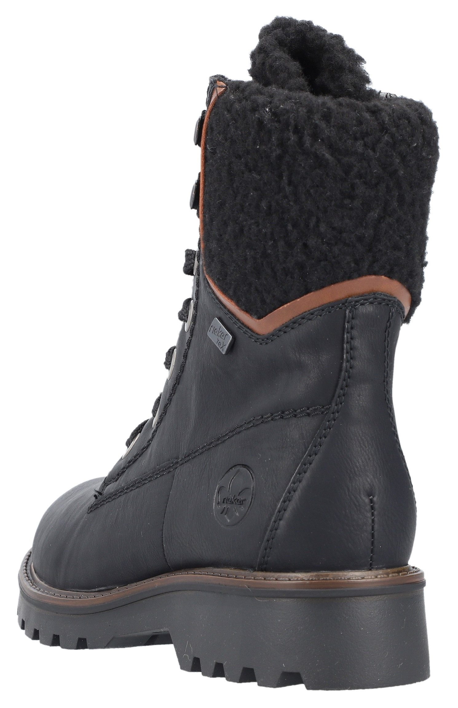 Rieker Winterlaarsjes , veterschoenen, winterlaarzen met waterafstotende riekertex-membraan