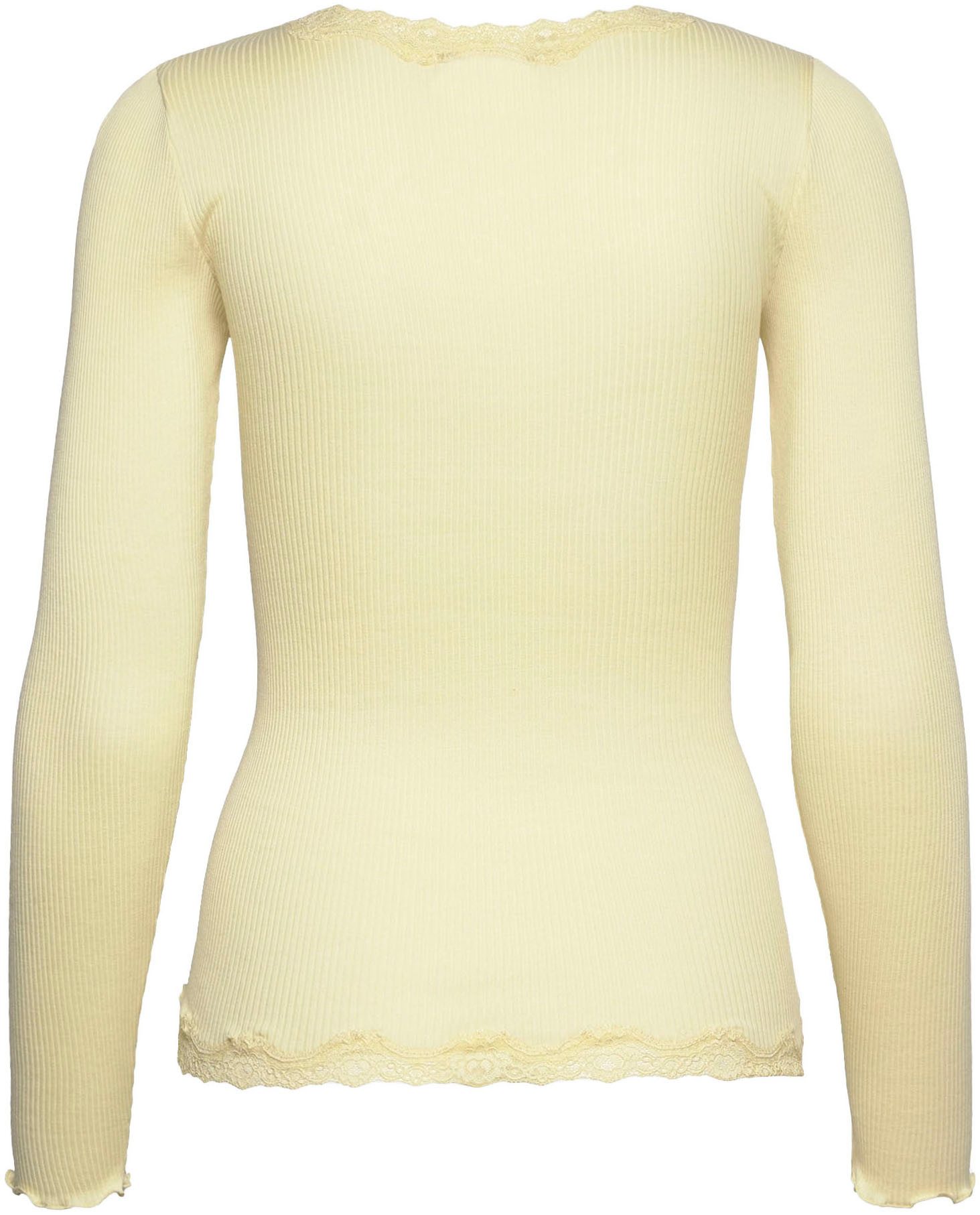 rosemunde Vest Babette Silk Cardigan prachtige vintage kantafwerking, waardevolle parelmoer knoopsluiting