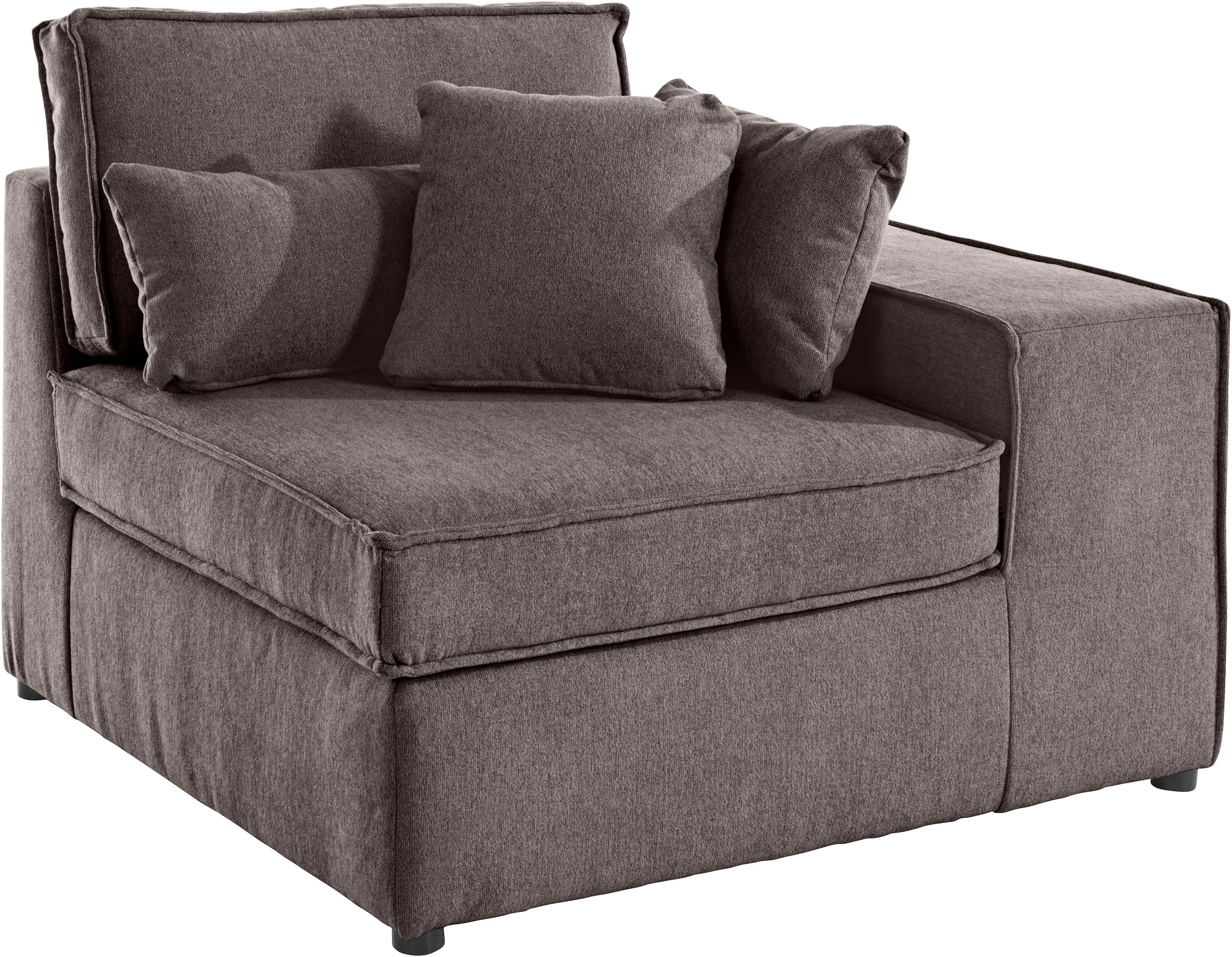 RAUM.ID Sofaelement Florid als deel van een modulaire bank, stevig zitcomfort, ook in cord