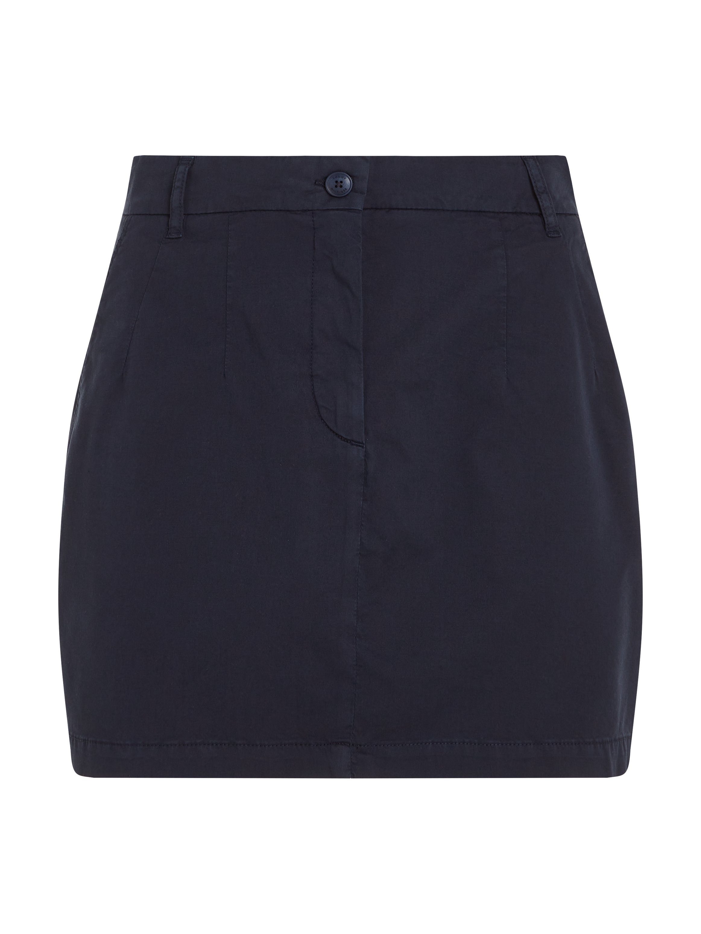Tommy Hilfiger Minirok COTTON GMD CHINO SKIRT Webrok met logo-borduring