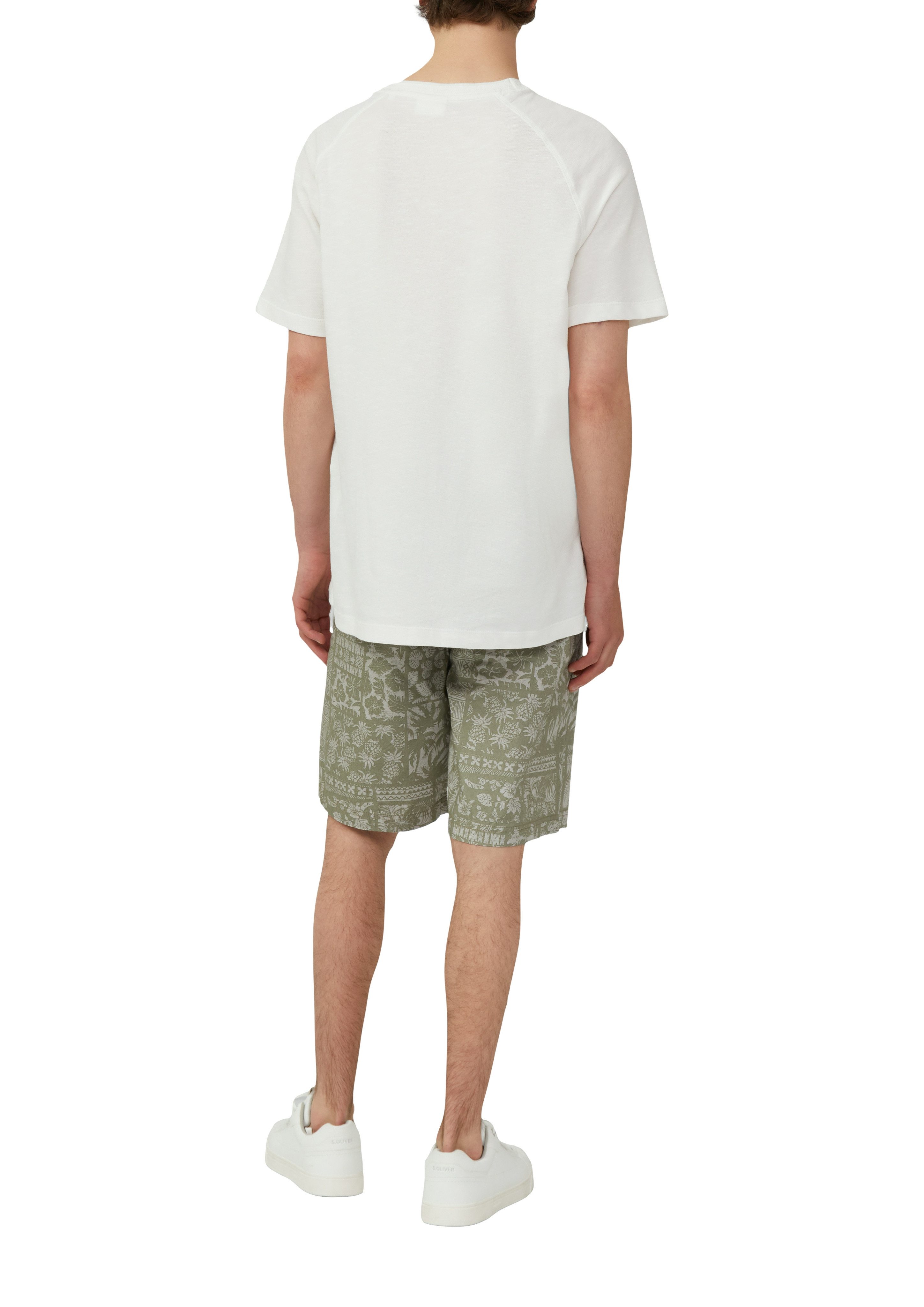 s.Oliver T-shirt met borduursel op borsthoogte
