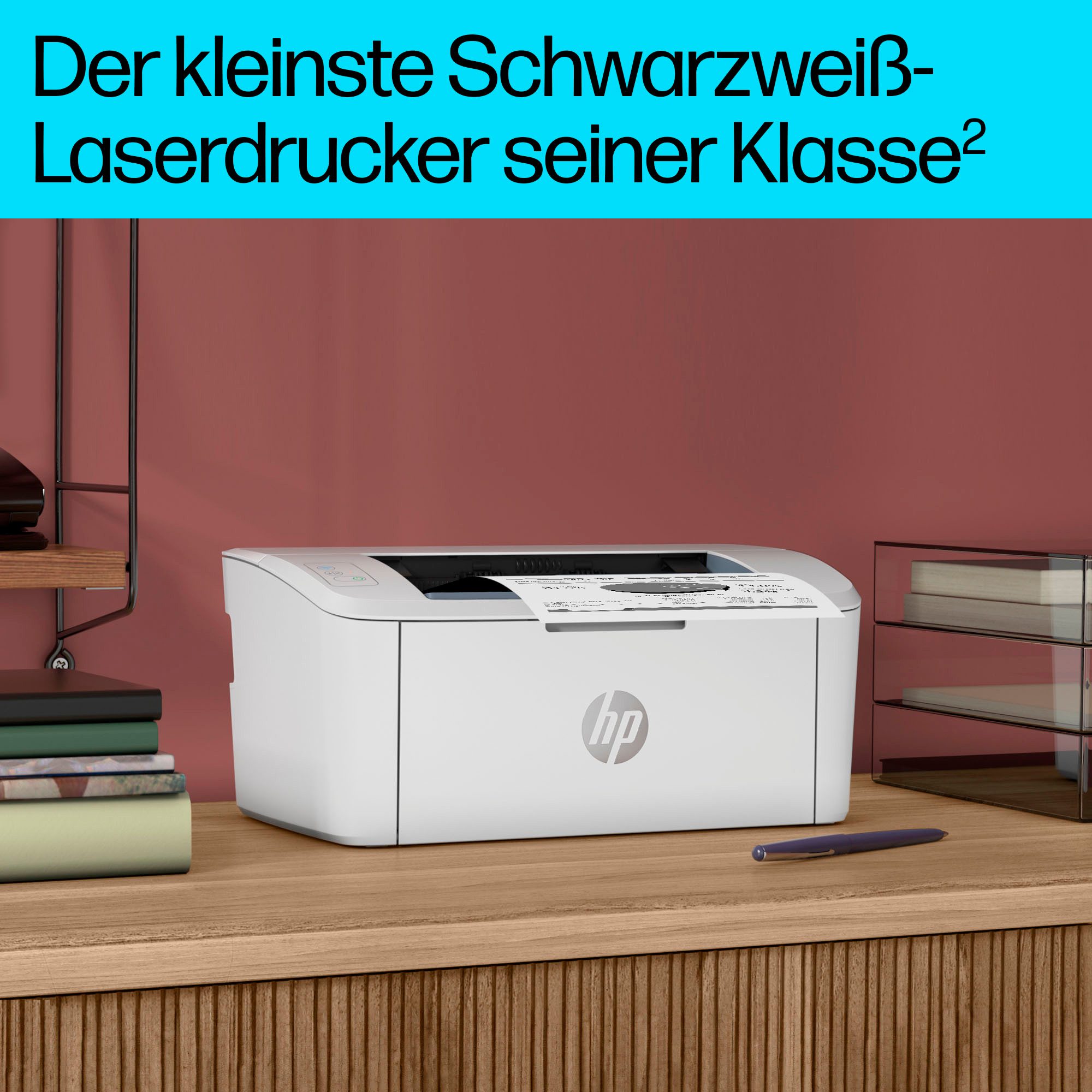 HP Zwart/wit laserprinter LaserJet M110w inclusief 2 maanden gratis printen met hp instant ink