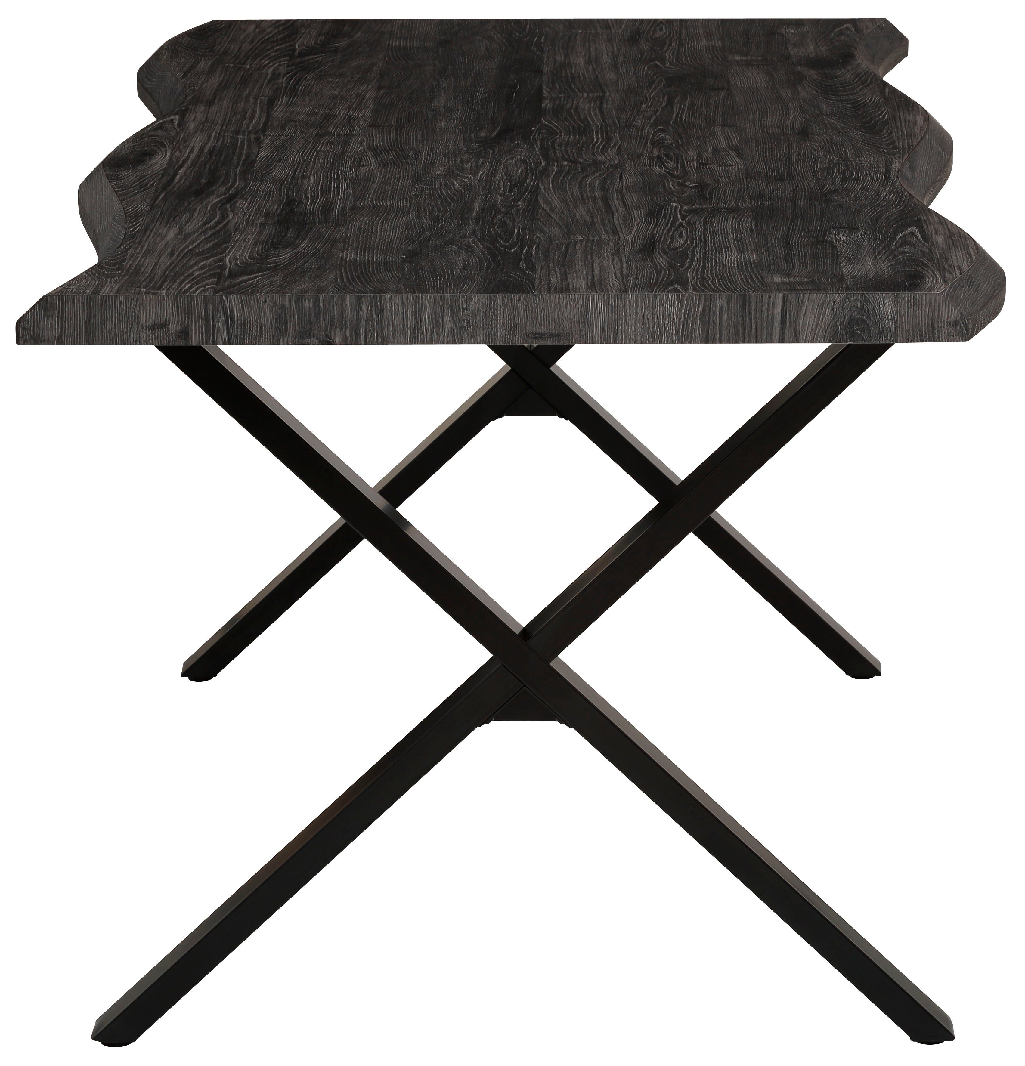 HELA Eettafel GRETA BESTSELLER Boomrandtafel (nabootsing), verschillende maten, 46mm dikte, keukentafel