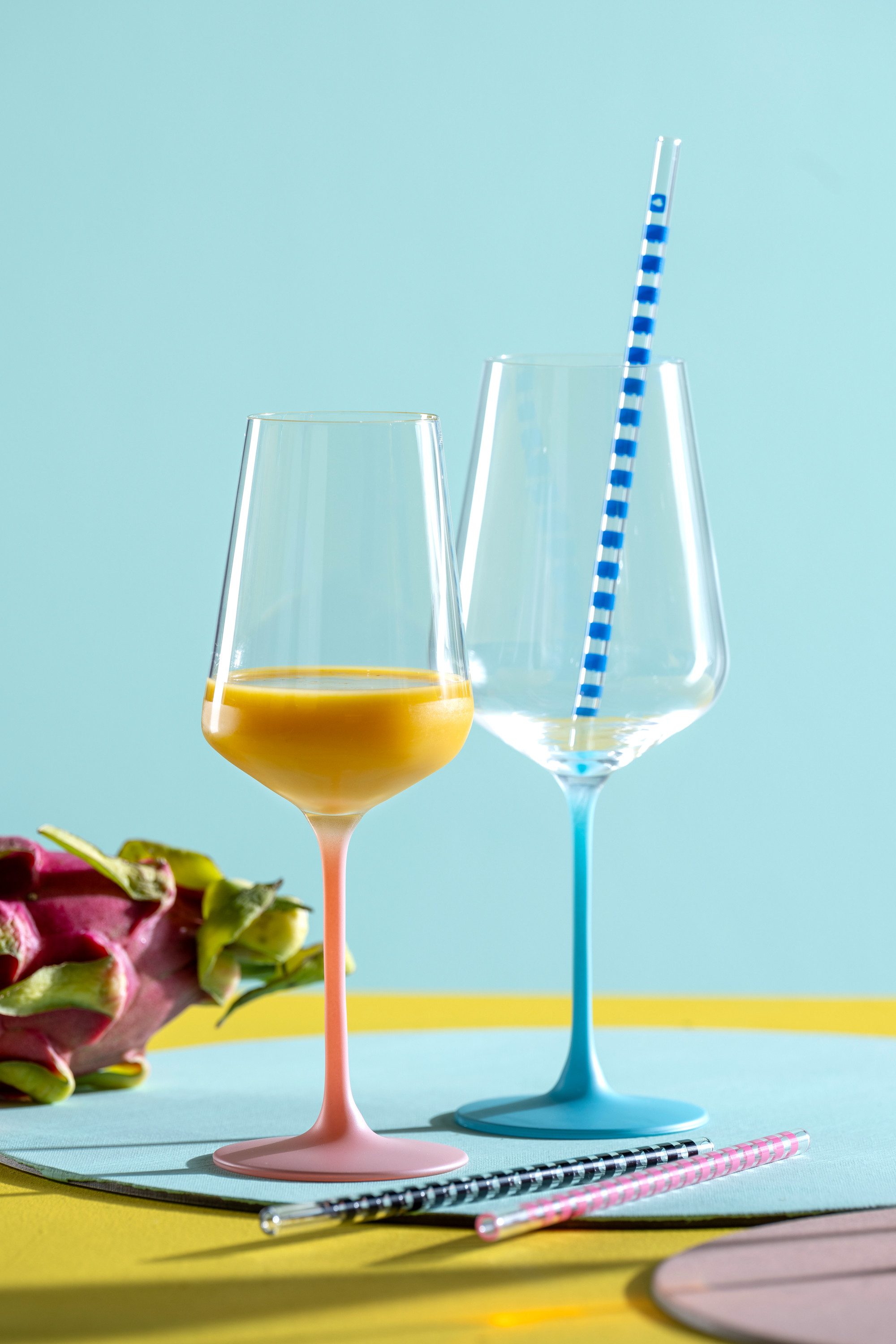 LEONARDO Wijnglas Kelchglas BRERA, 400 ml, gekleurd assorti, 6-delig set (set, 6-delig)