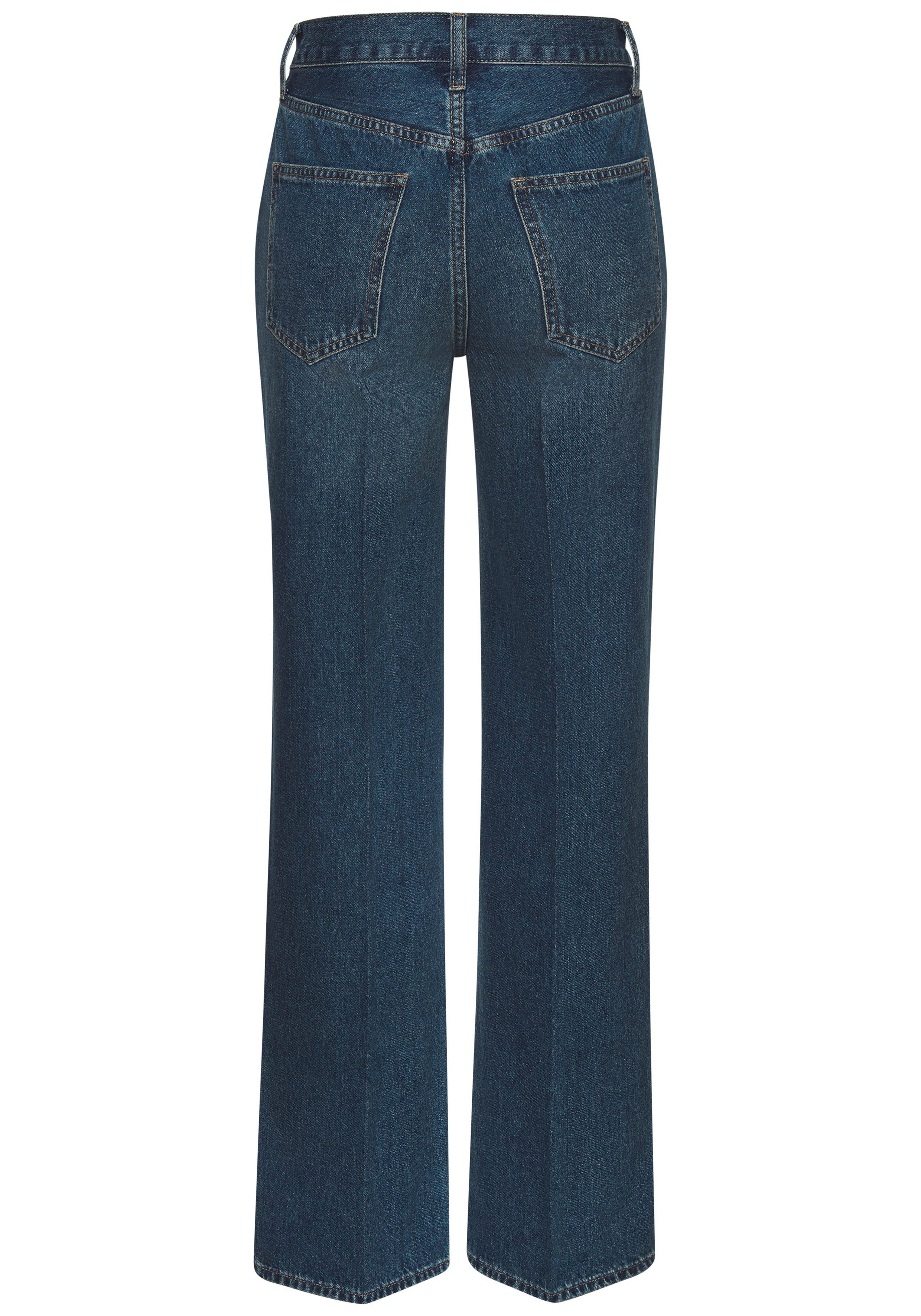 Lascana Wijde jeans met hoge taille en 5-pocketstijl, wide-leg jeans