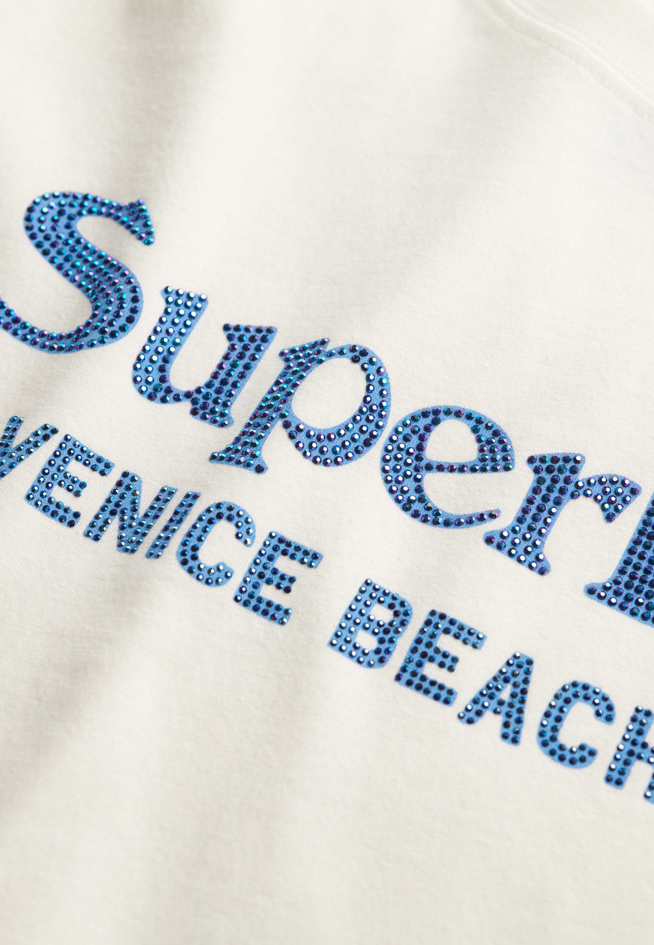 Superdry Shirt met korte mouwen VENUE METALLIC RELAXED TEE