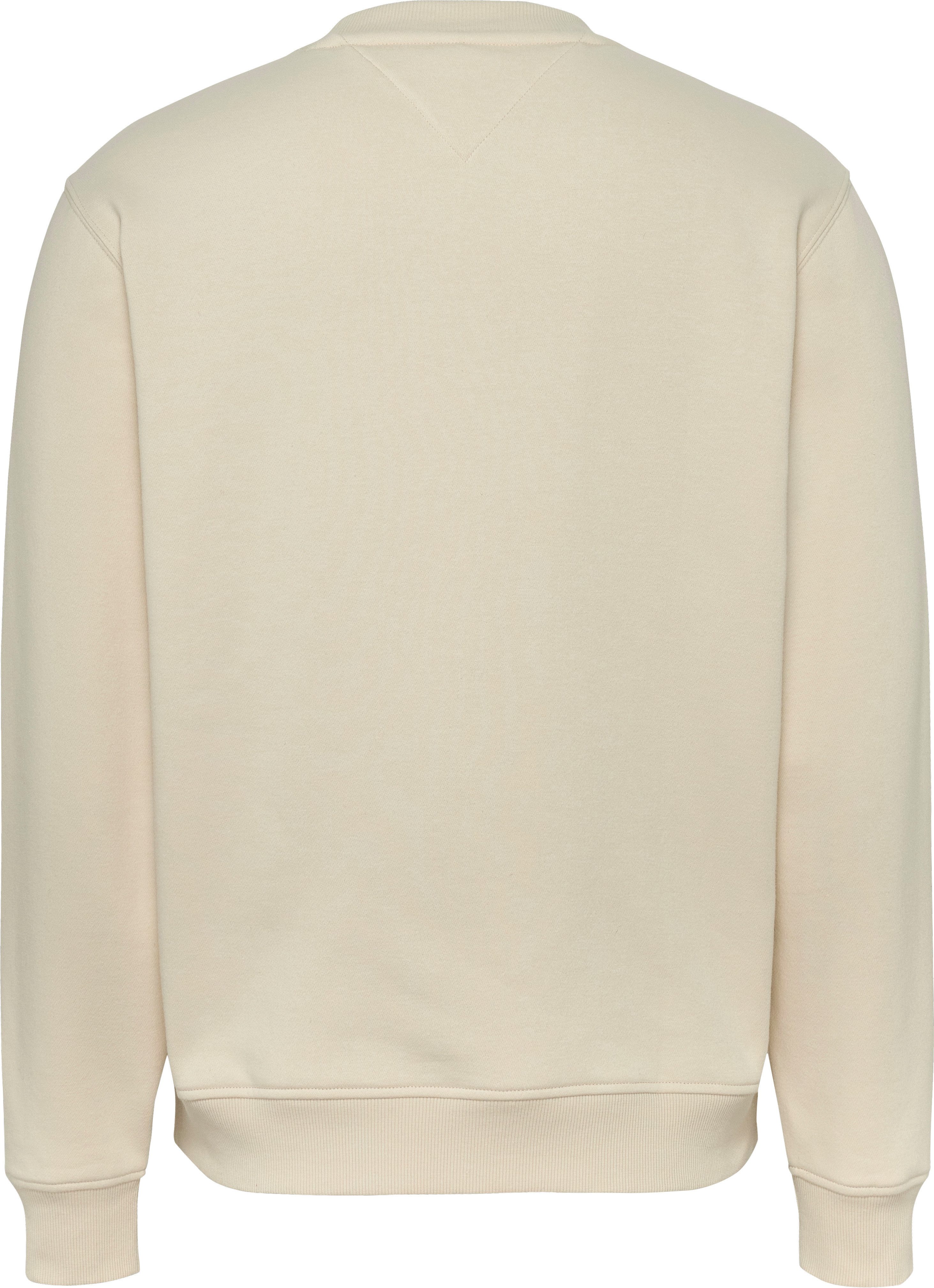 TOMMY JEANS Sweatshirt TJM REG S FLAG CREW met geborduurd merklogo op borsthoogte