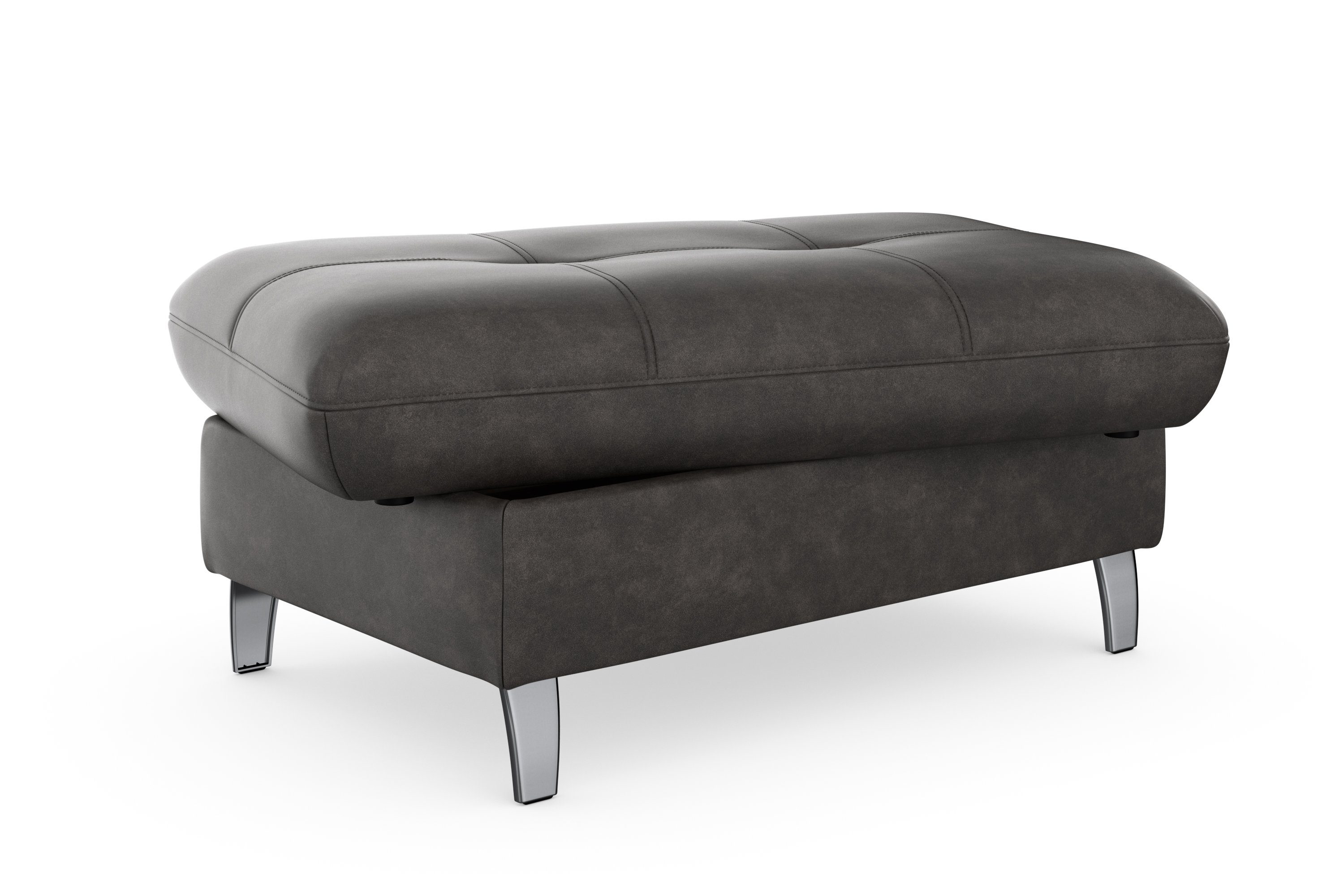 sit&more Hocker met bergruimte Maggiore met bergruimte en moderne metalen poten