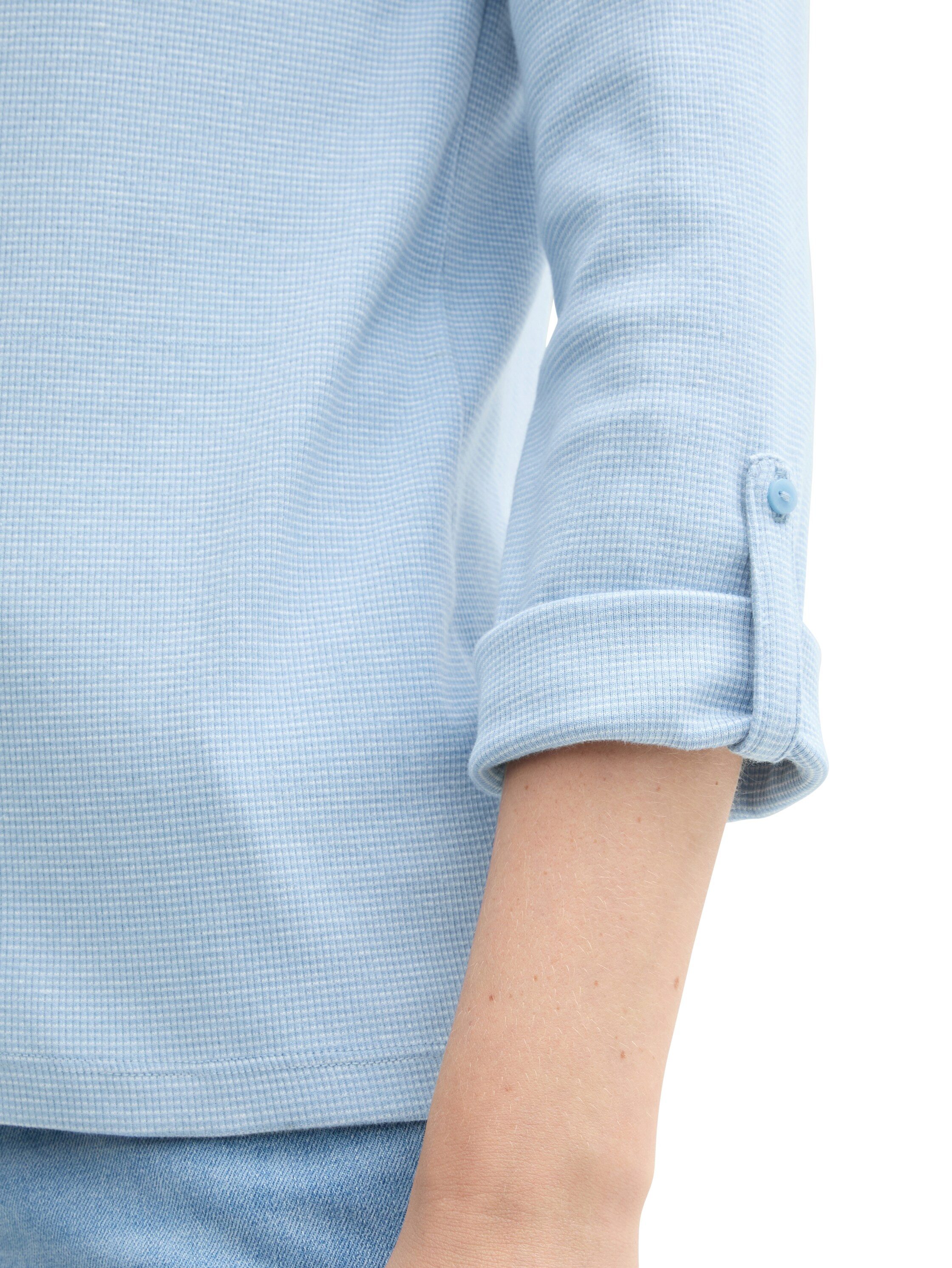 Tom Tailor Shirt met lange mouwen Tom Tailor Dames Henleyshirt