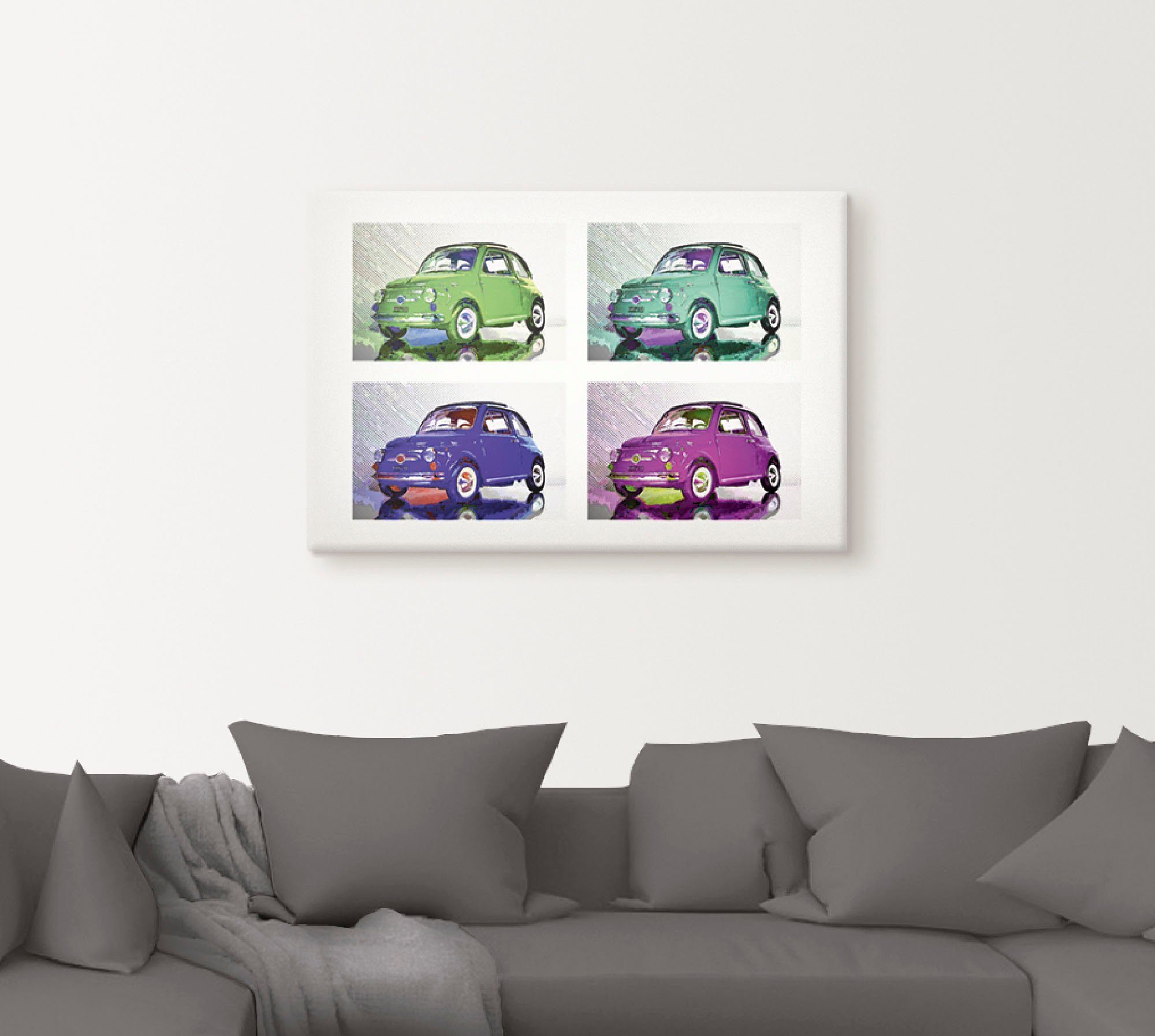 Artland Artprint op linnen POP ART De kleine Italiaanse vriend