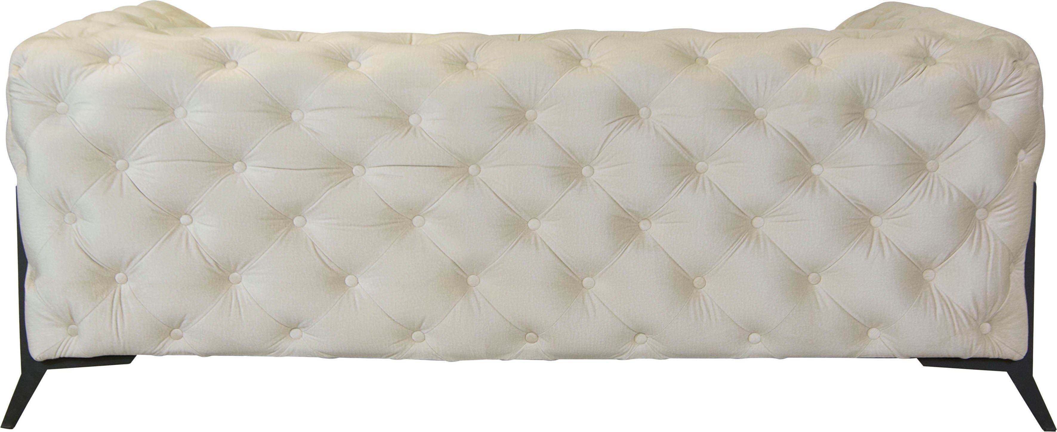 Leonique Chesterfield-bank Amaury luxueuze capitonnage, moderne chesterfield look, kleur van de poten ter keuze