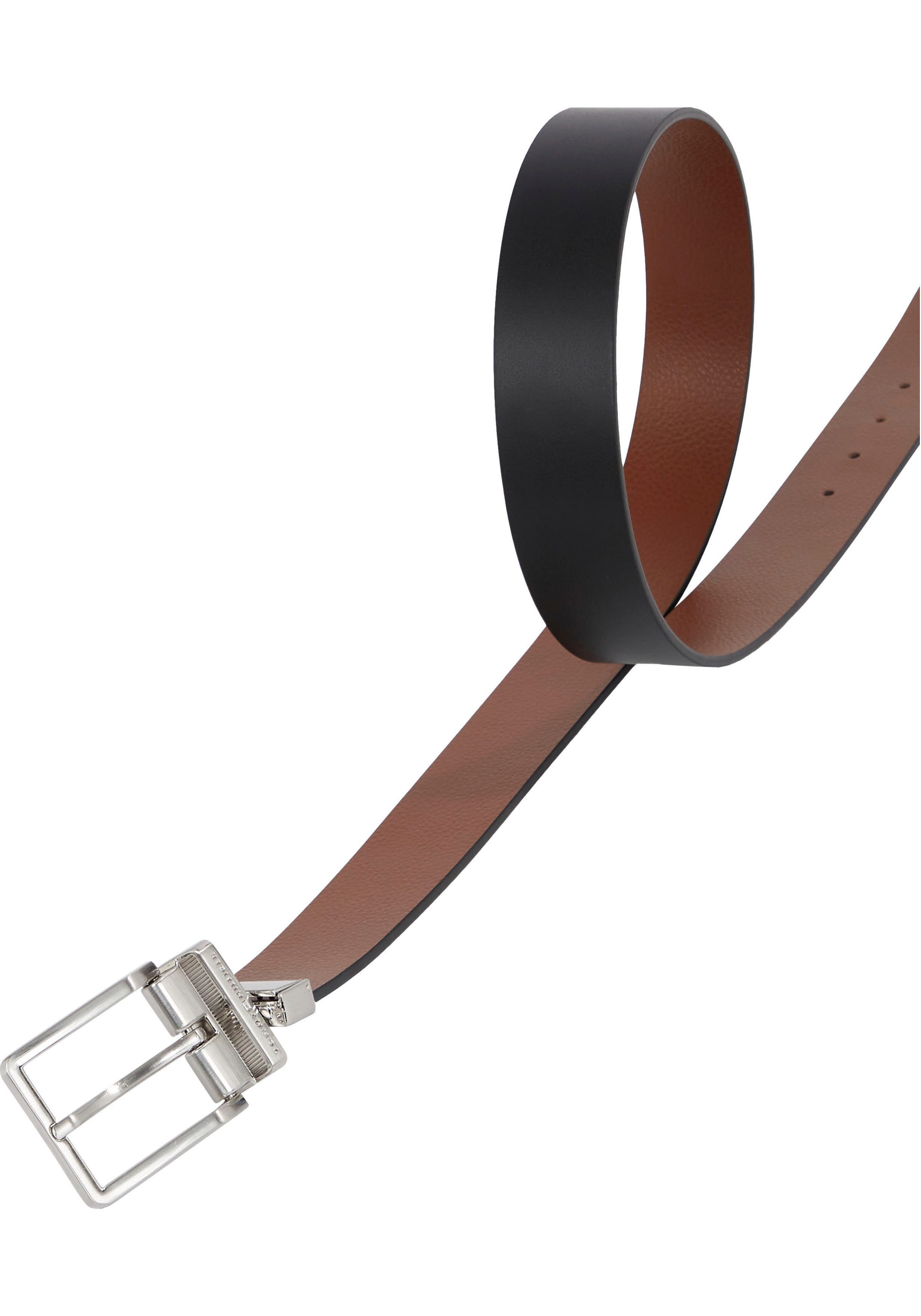Tommy Hilfiger Leren riem Oliver Rev. 3.5 cm