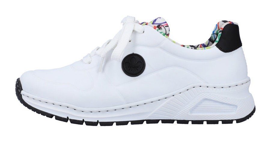 Rieker Sneakers met memosoft-binnenzool, vrijetijdsschoen, lage schoen, veterschoen