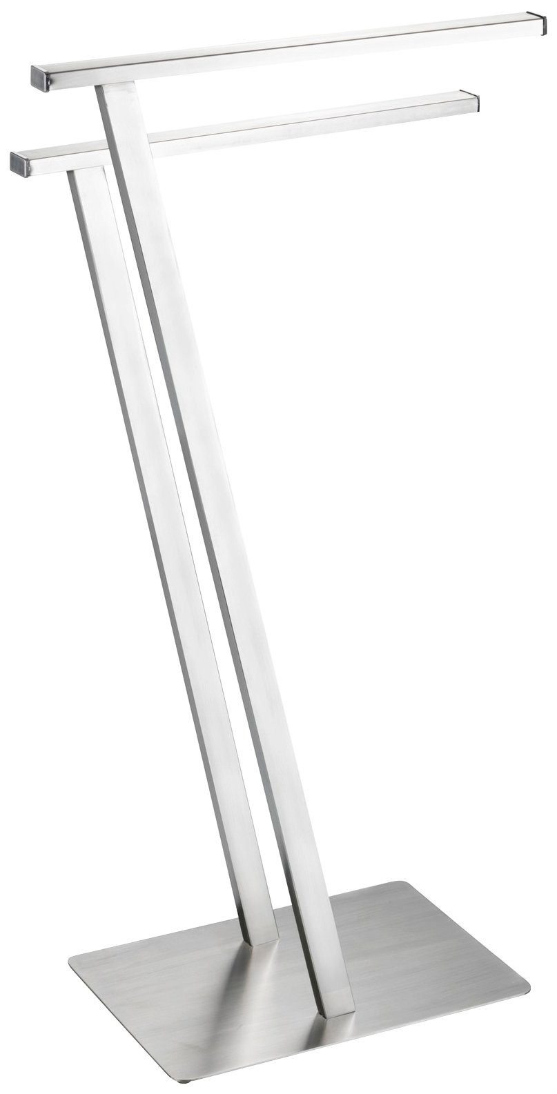 WENKO Handdoekenrek Lirio handdoekhouders zilver(kleur)