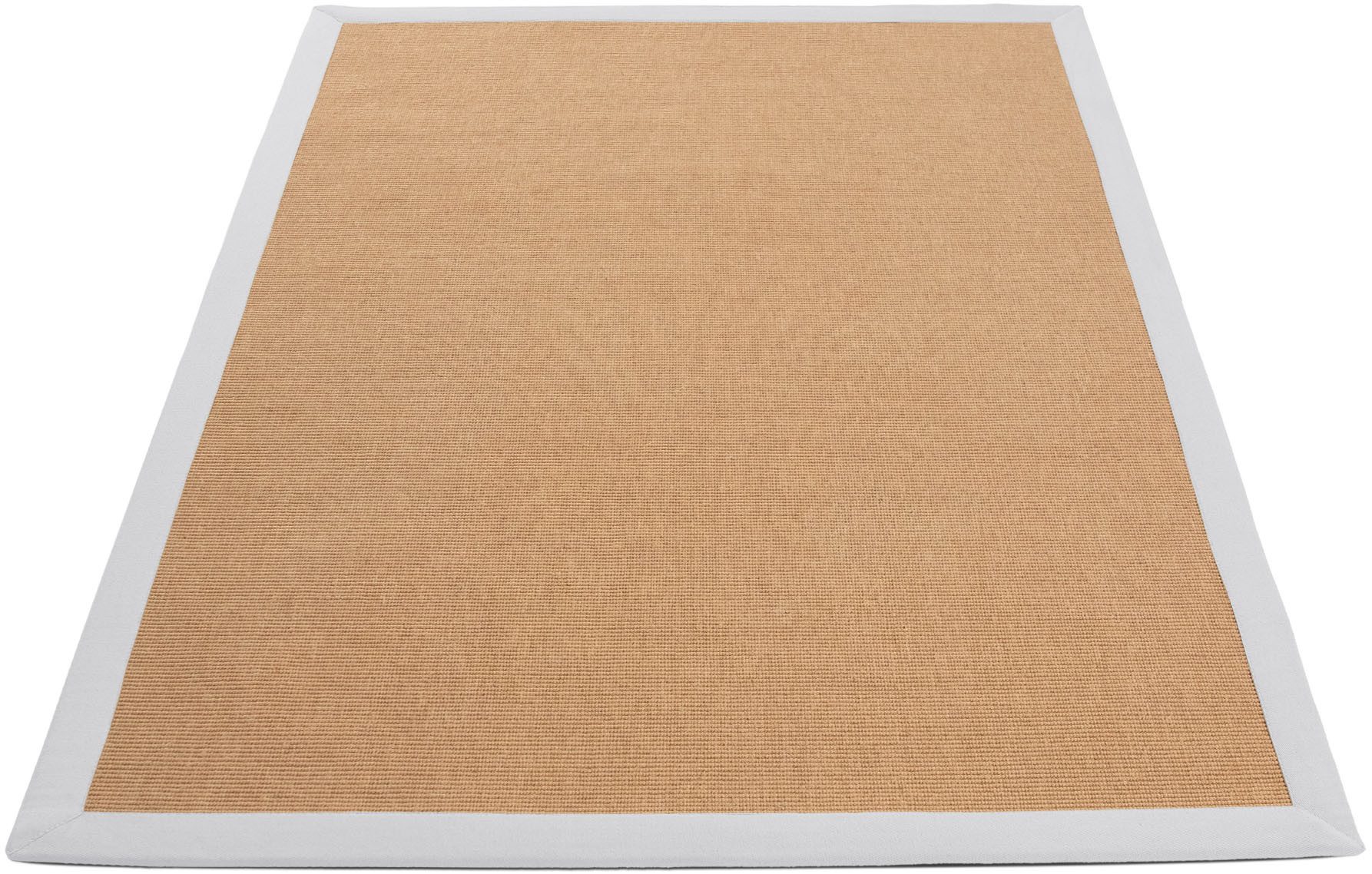 carpetfine Sisalkleed Sisal met gekleurd randdessin, antislip achterzijde