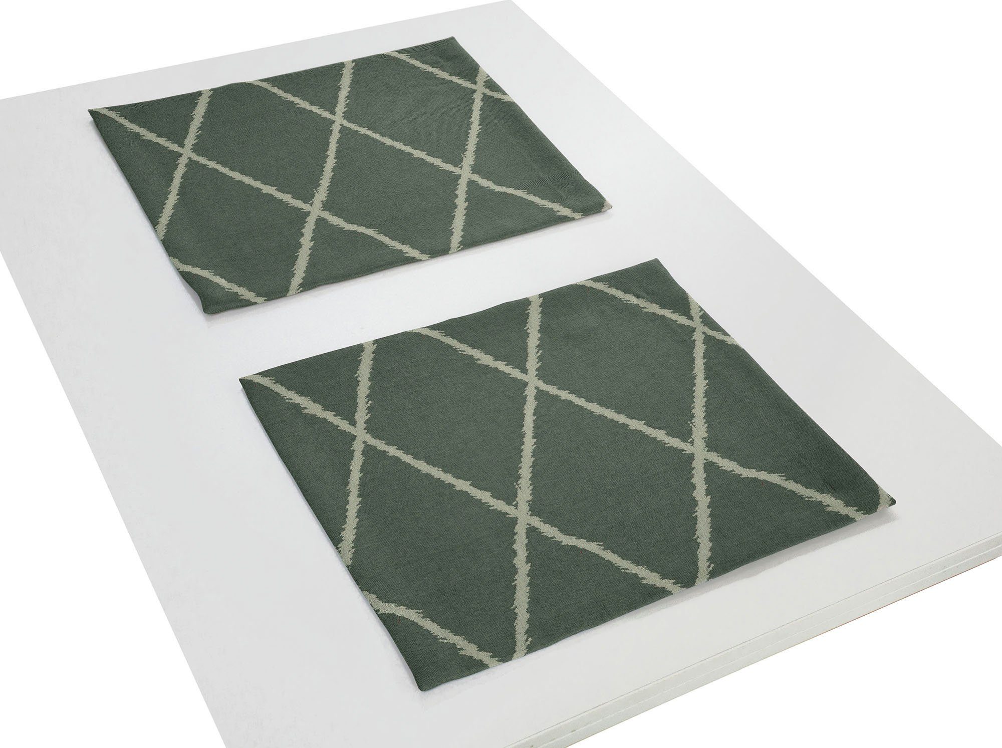 Adam Set placemats Casket Valdelana GOTS organic, gecertificeerd door CERES 0242, Made in Germany (2 stuks)