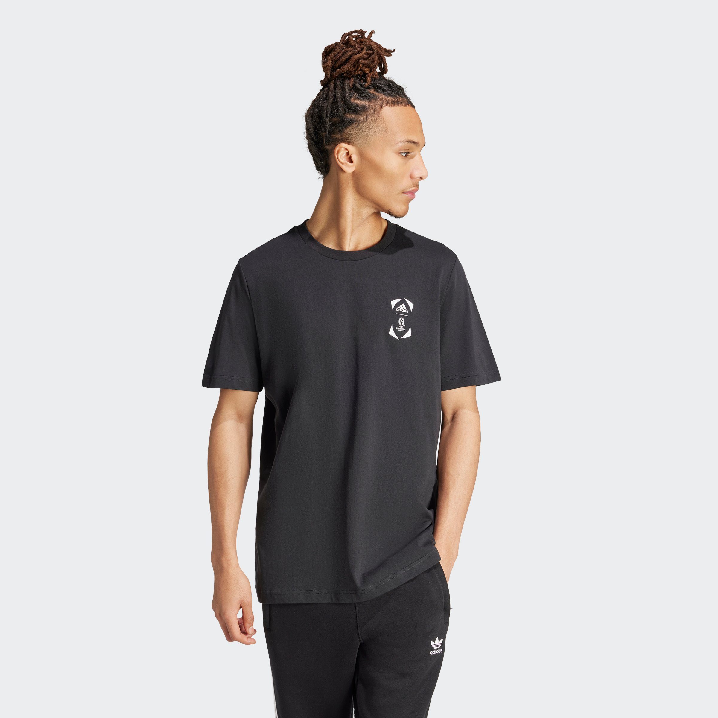 adidas Performance T-shirt OE STADIUM TEE heren t-shirts maat M zwart