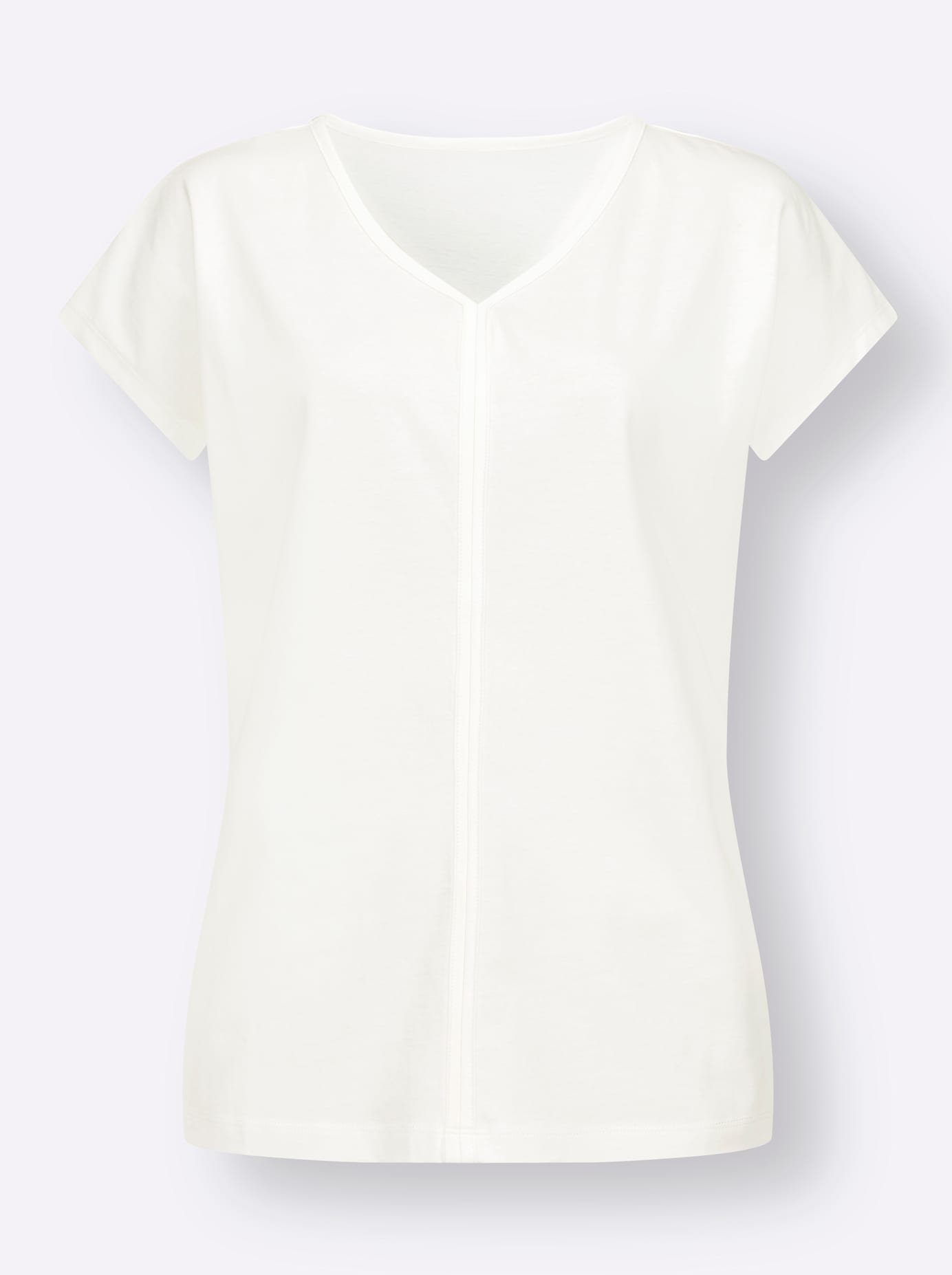 Classic Basics Shirt met V-hals Shirt (1-delig)
