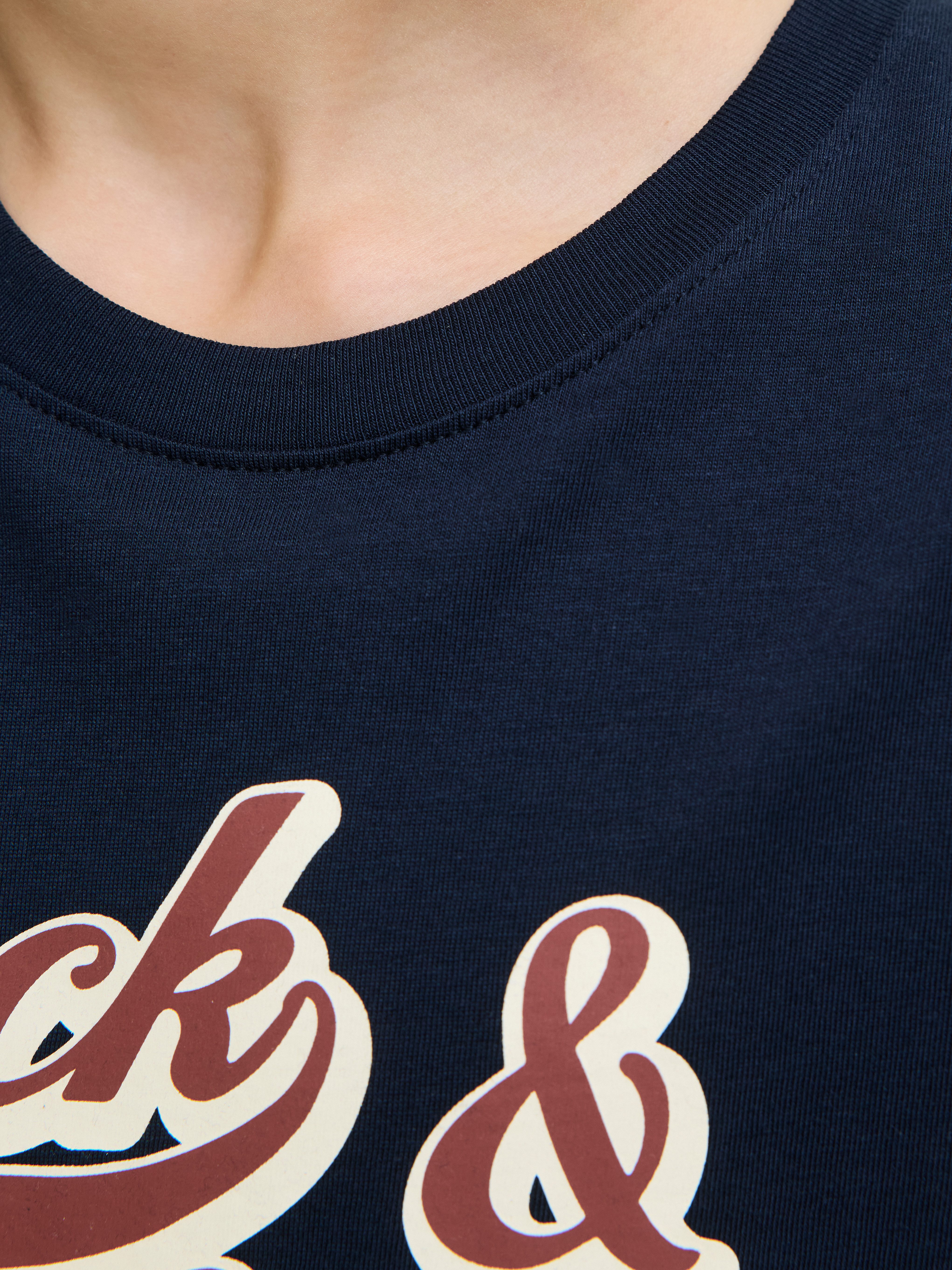 Jack & Jones Junior T-shirt JJELOGO TEE SS ONECK 2 COL AW25 NOOS JNR