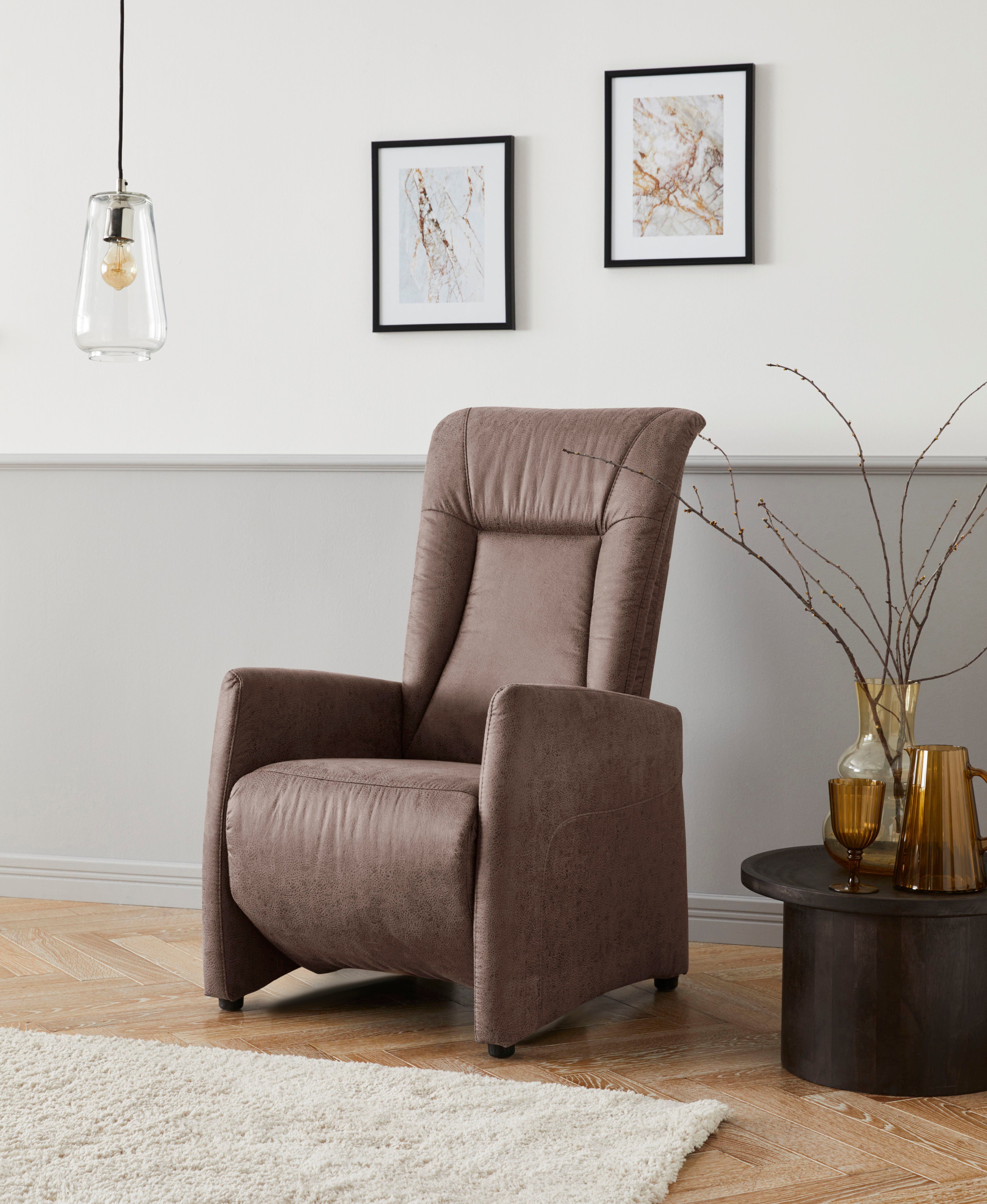 sit&more Relaxfauteuil MELISSA naar keuze elektrisch of handmatig verstelbaar, optioneel opstahulp tv-fauteuils bruin