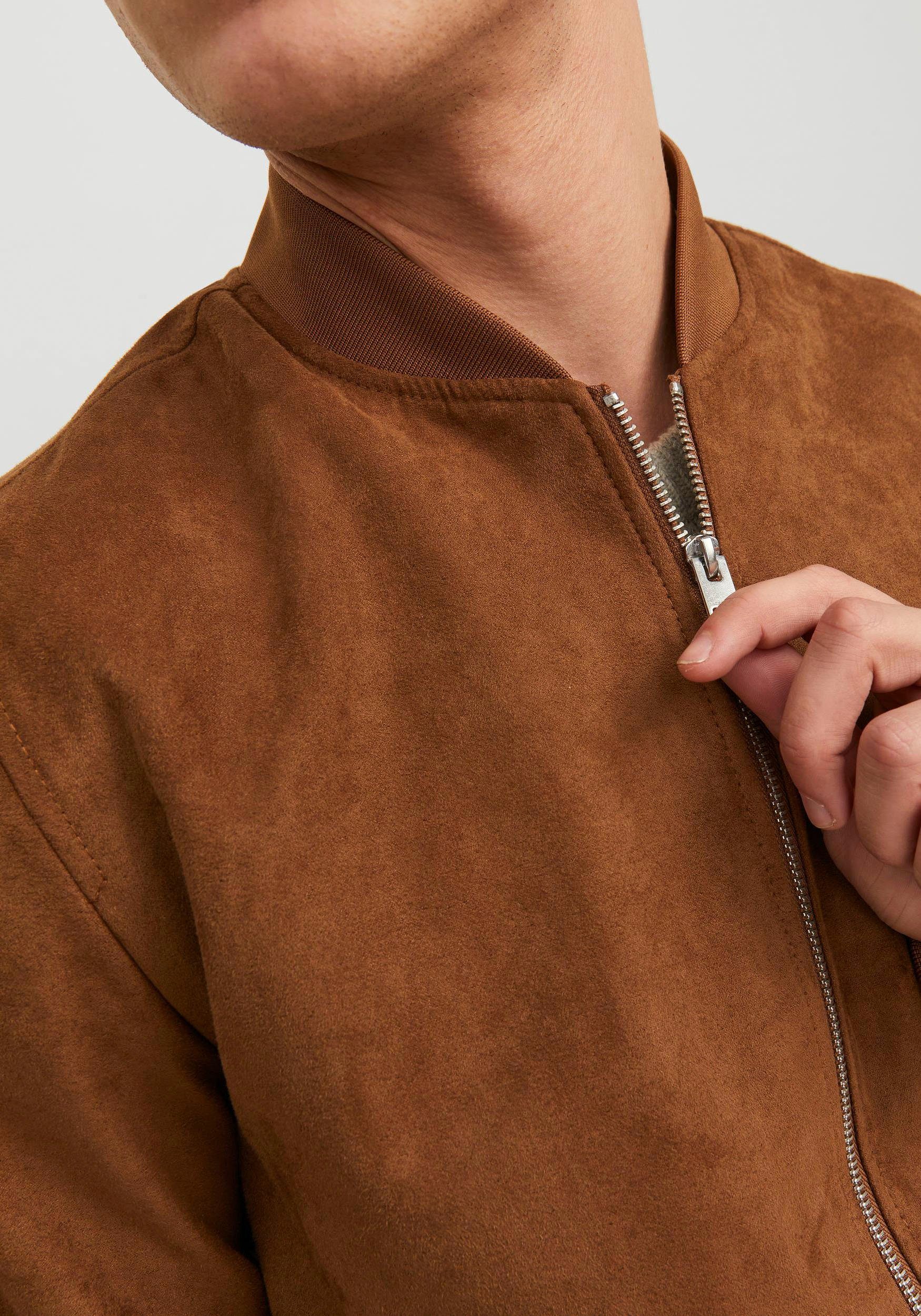 Jack & Jones Blouson JJEROCKY FAUX SUEDE BOMBER NOOS