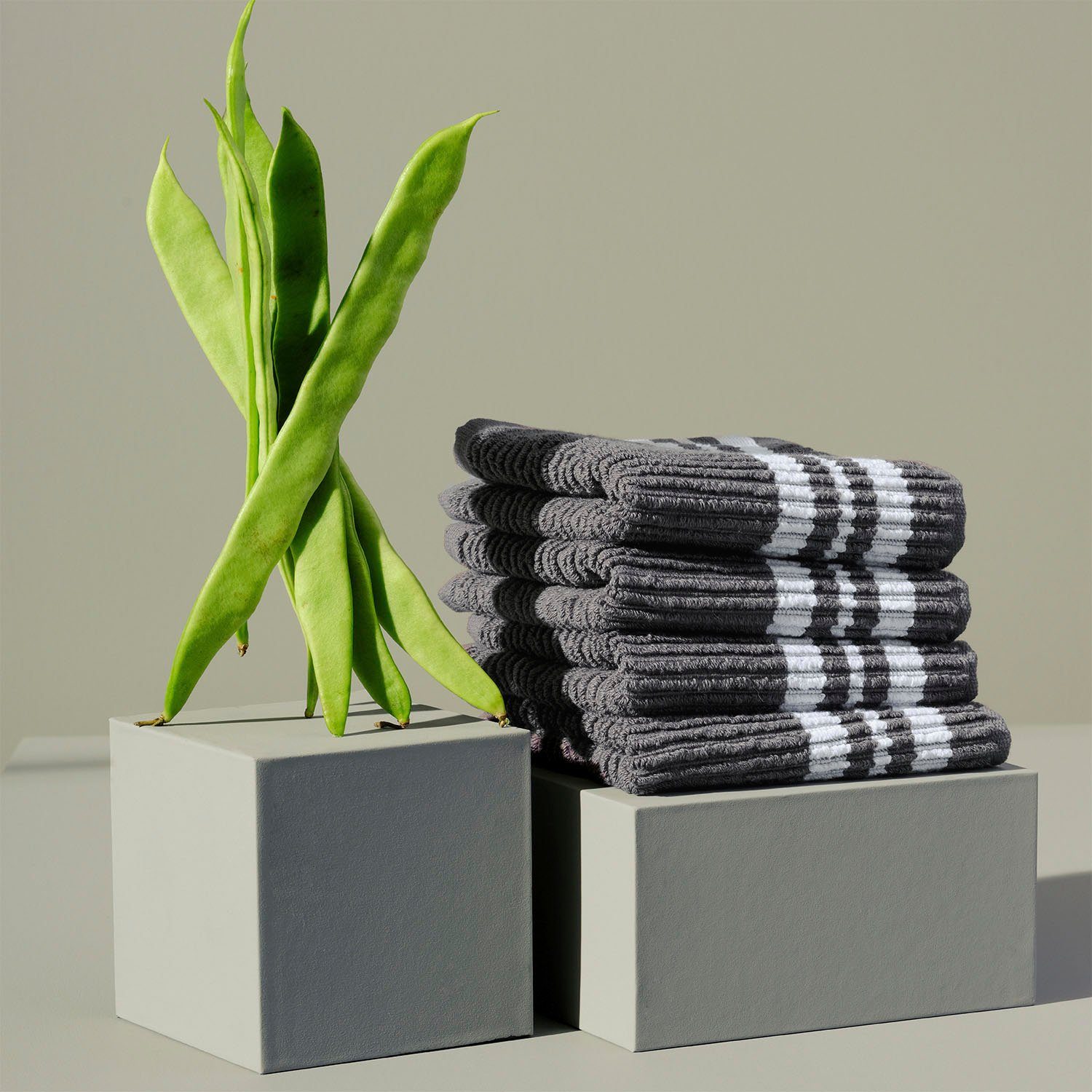 DDDDD Vaatdoek Provence van puur katoen, 30x30 cm (set, 4-delig)