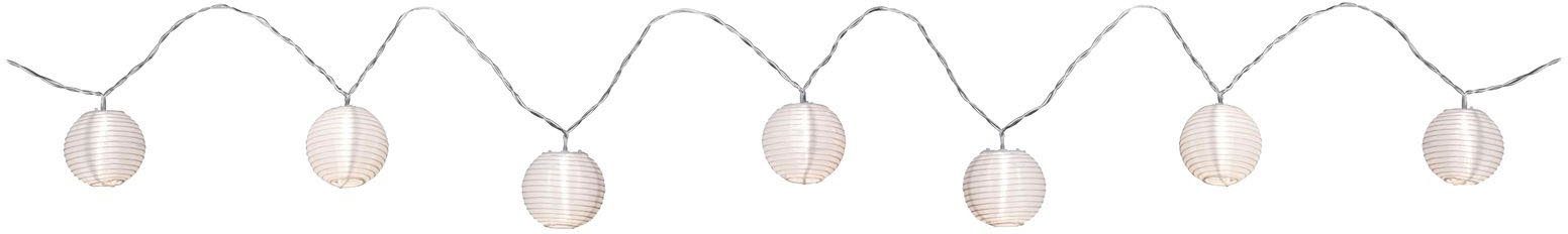 Paulmann Lichtsnoer Buiten Mobiele Lampionketting IP44 3000K 7x1lm 5V oplaadbaar met USB (1 stuk)