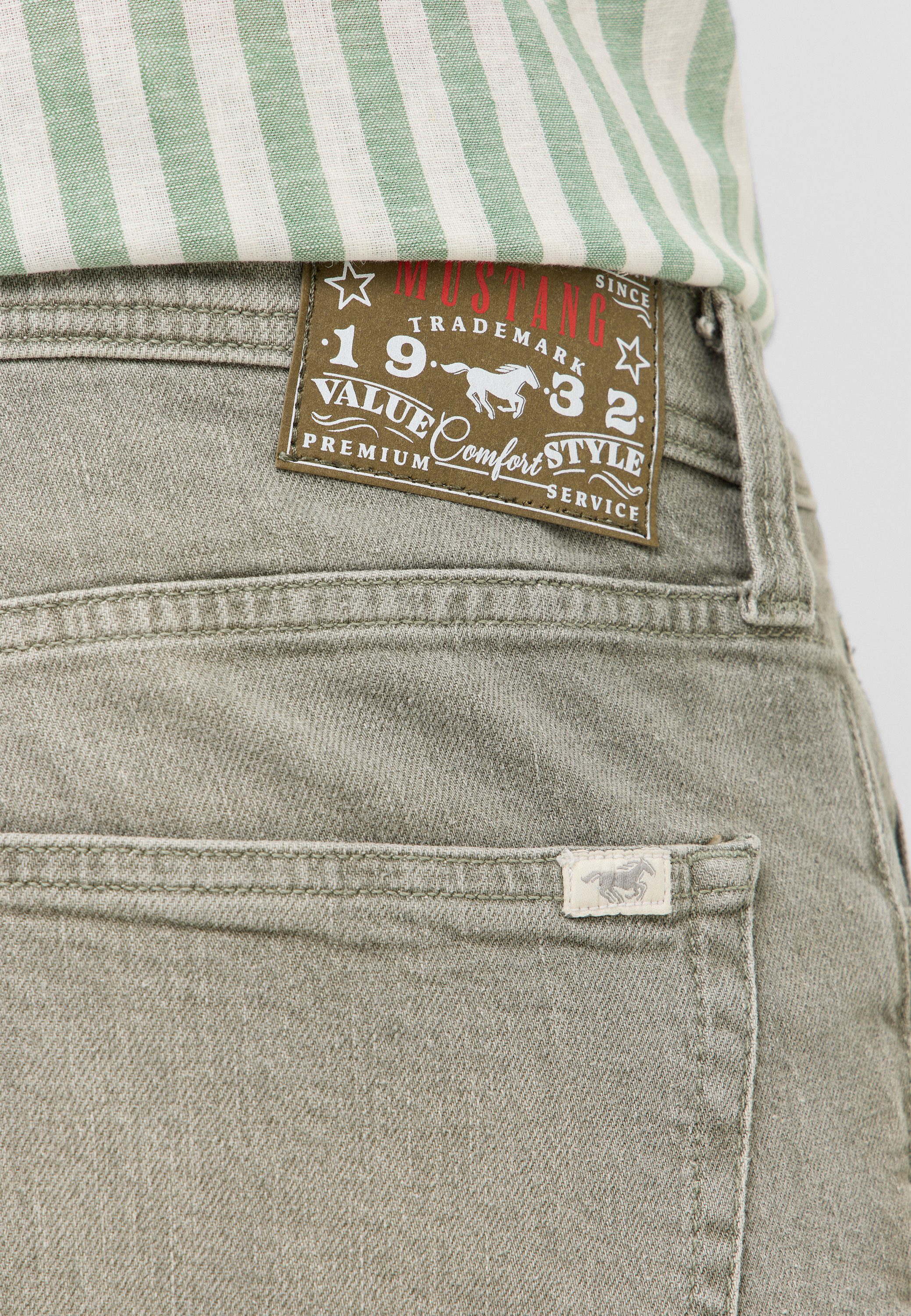MUSTANG Tapered jeans Heren stijl Denver taps