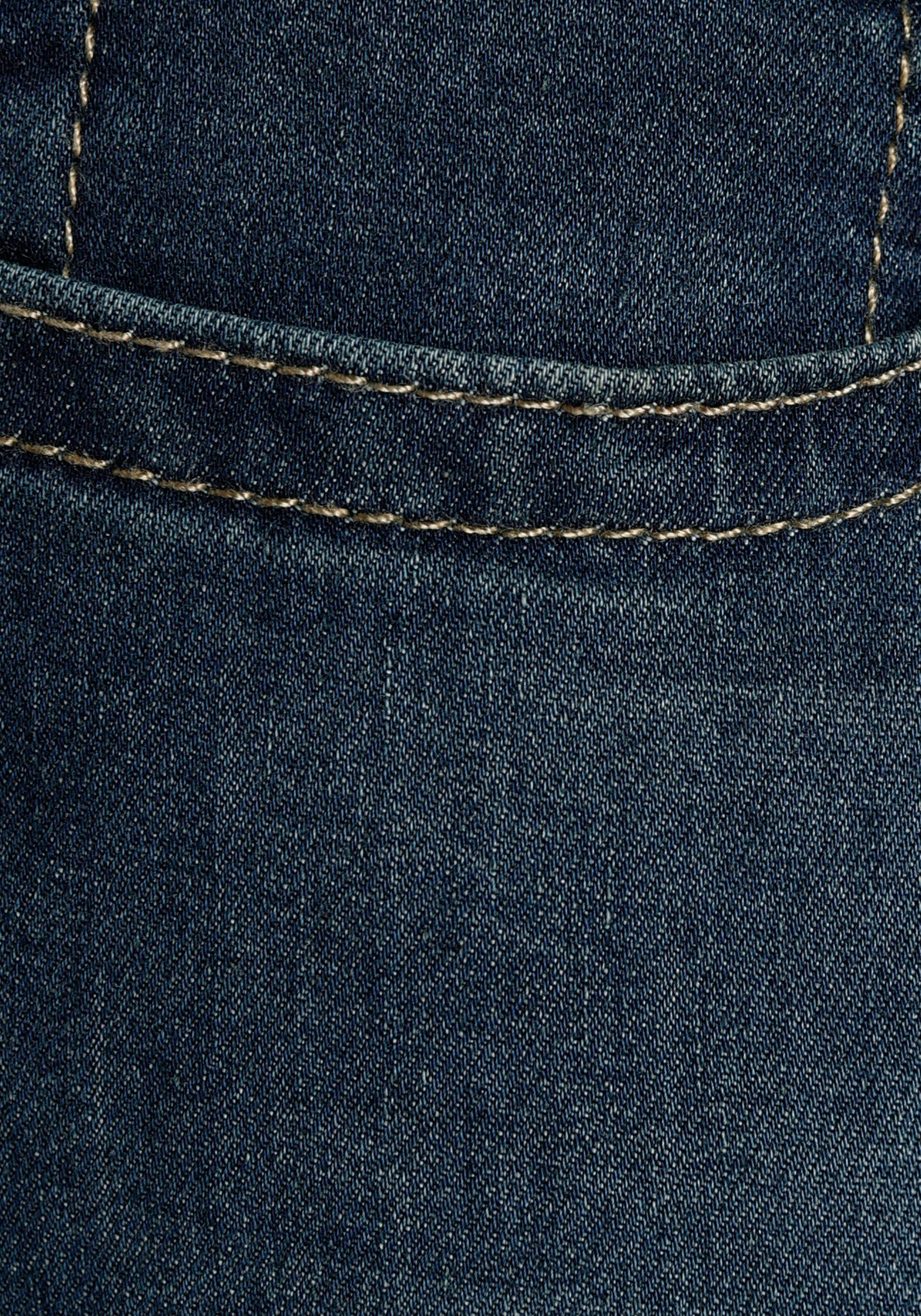Herrlicher Slim fit Jeans Pitch Slim Organic Denim Vintage-stijl met used effecten