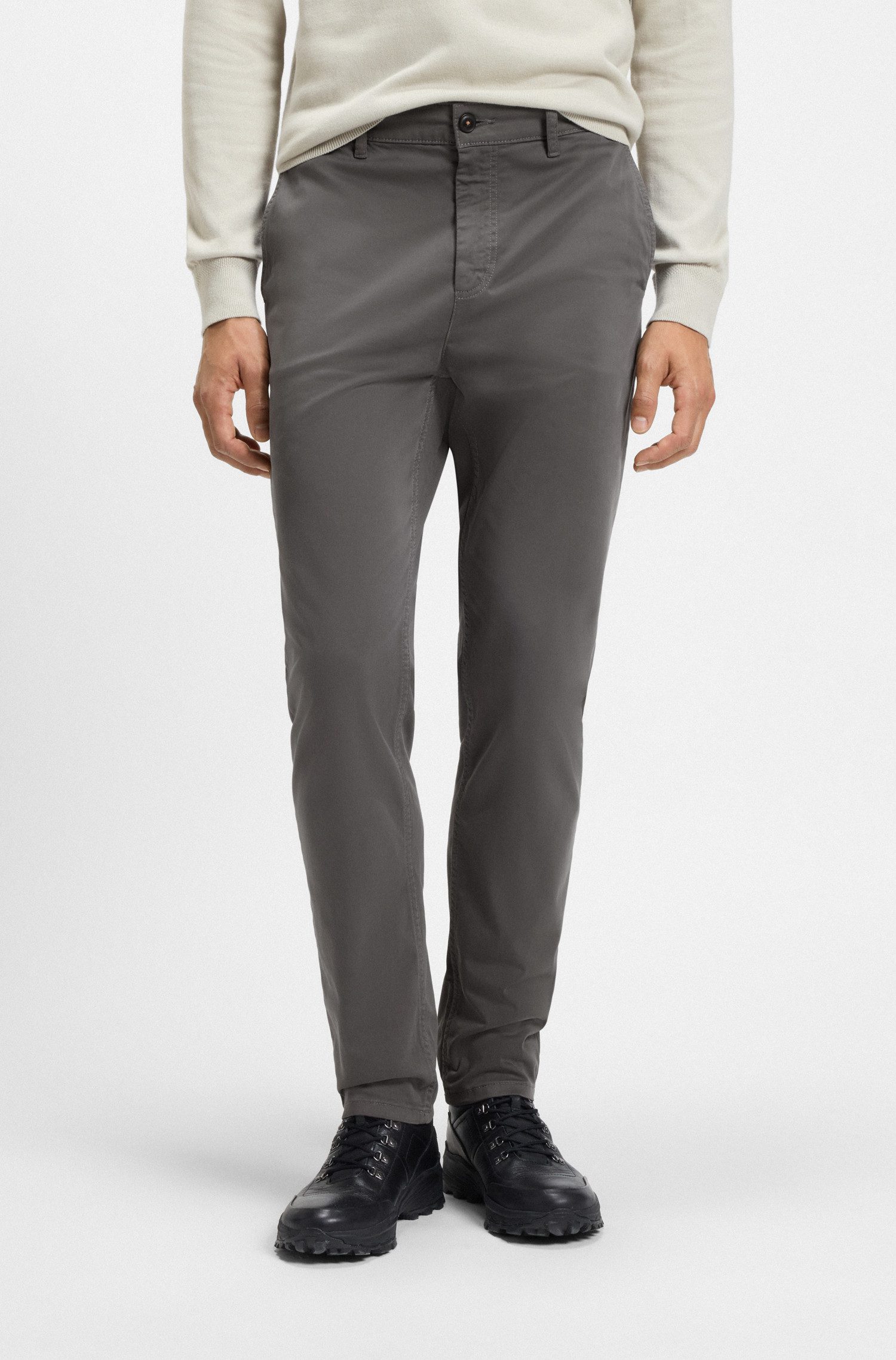 Boss Orange Chino TAPERED met boss-logo aan de achterkant