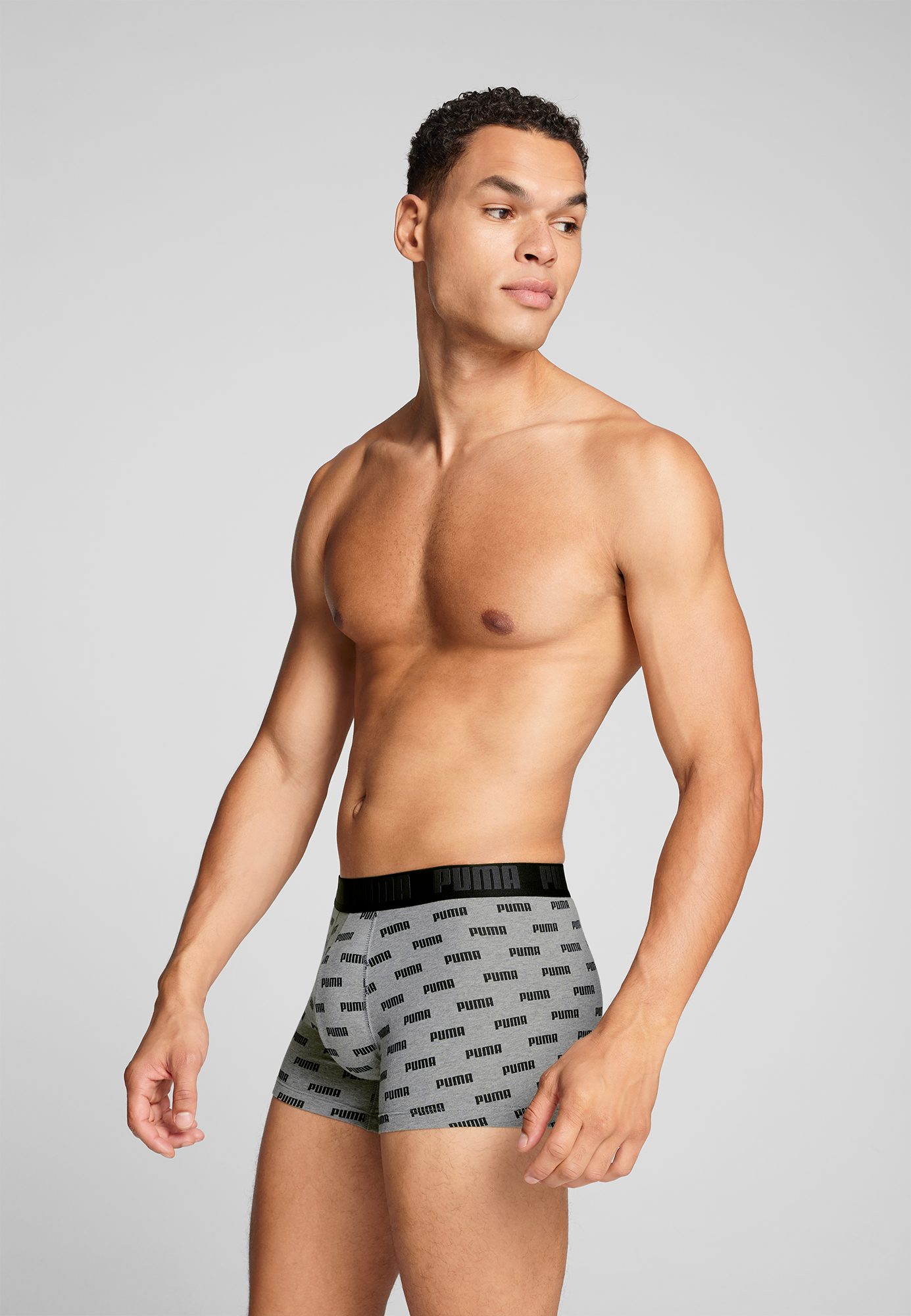 PUMA Boxershort met all-over puma-print (2 stuks, Set van 2)