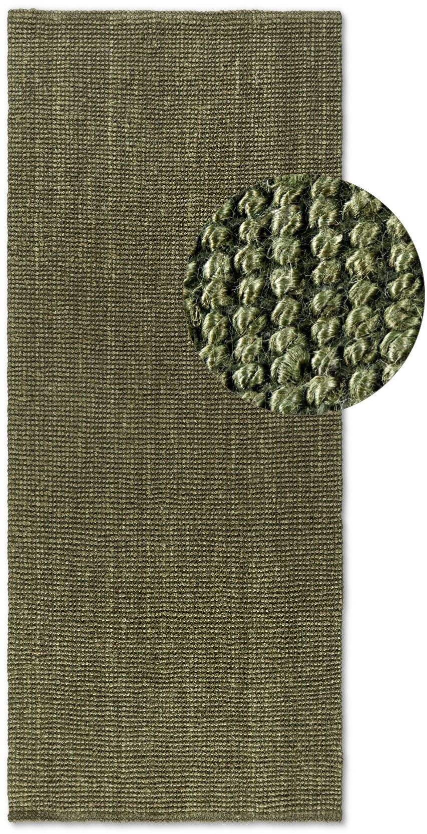 HANSE Home Vloerkleed Jaipur jute tapijt, als loper en rond 100% natuurlijke vezel, woonkamer, eetkamer, slaapkamer, grs