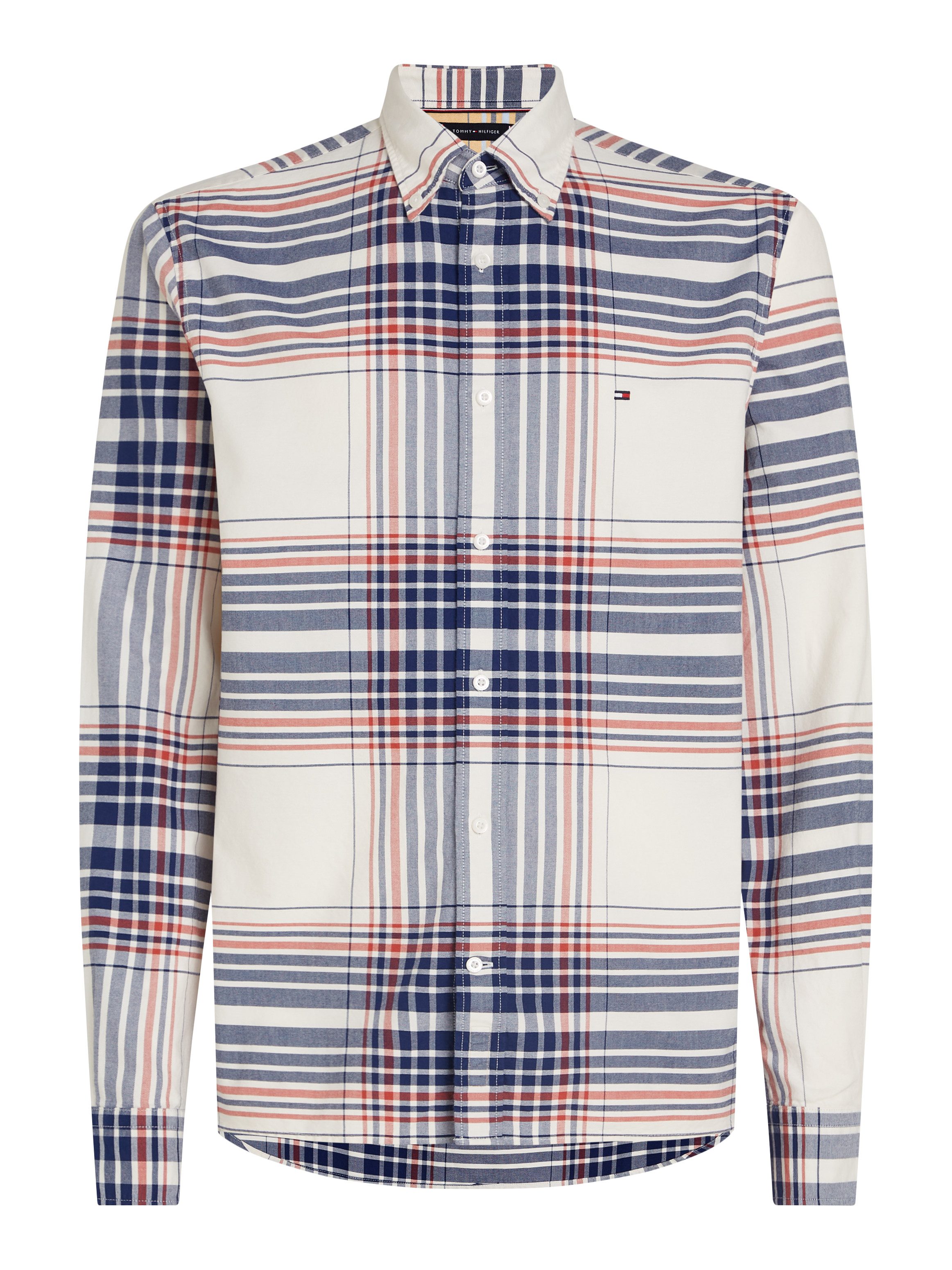 Tommy Hilfiger Overhemd met lange mouwen XL OXFORD CHECK RF SHIRT