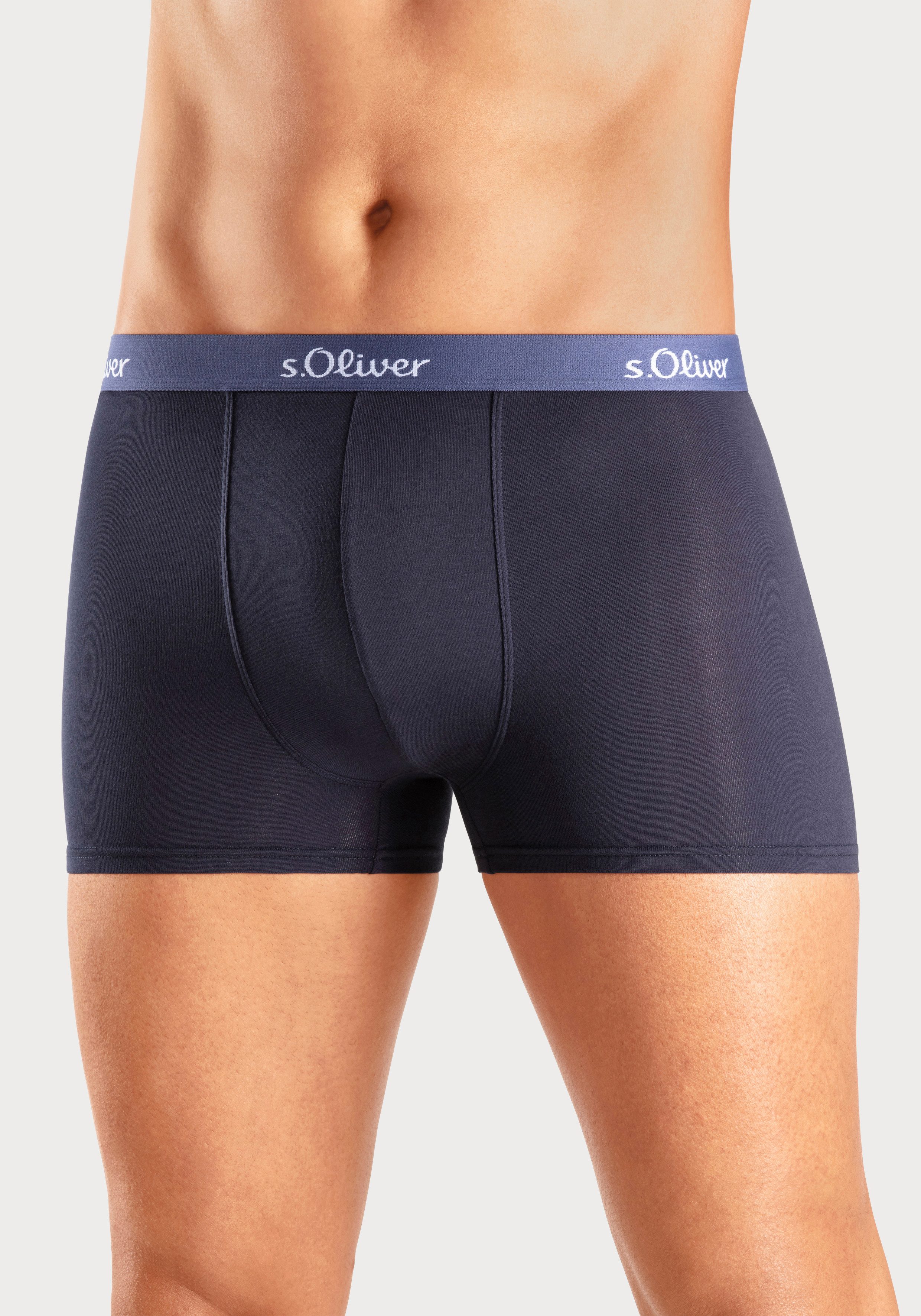 s.Oliver RED LABEL Beachwear Boxershort voor heren klassieke basis voor elke garderobe (3 stuks)