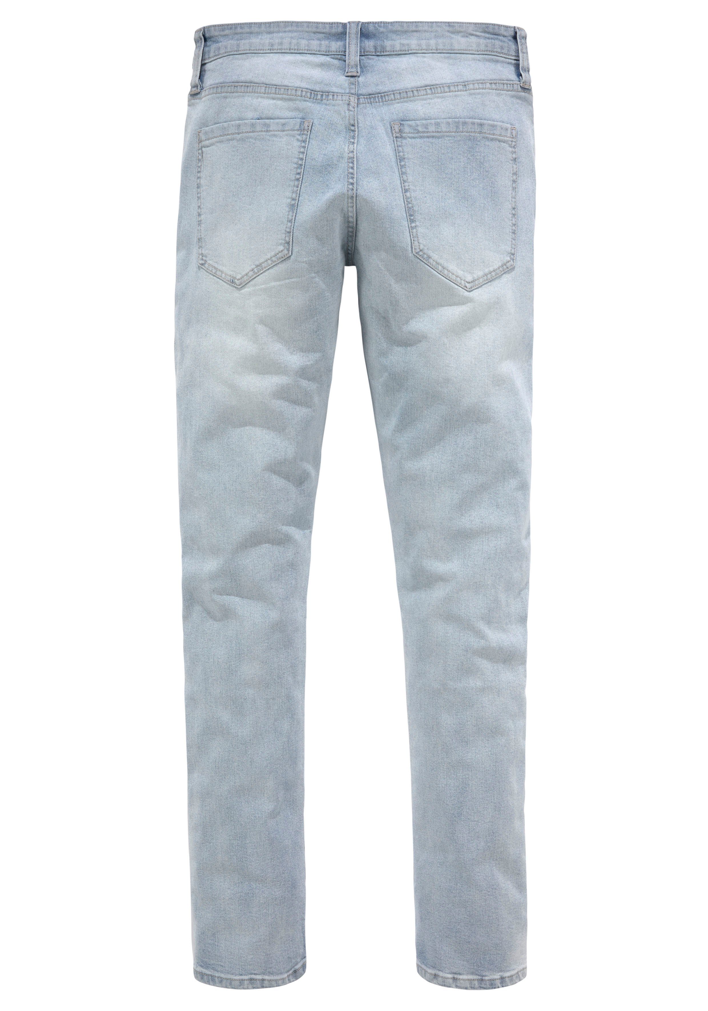 AJC Slim fit jeans in 5-pocketsstijl