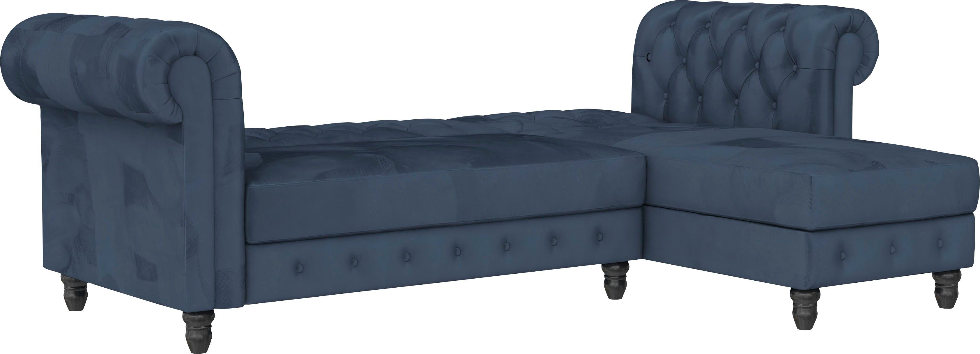 Dorel Home Hoekbank Felix, L-model, 241 cm (ligoppervlak108x195 cm), récamier verwisselbaar,