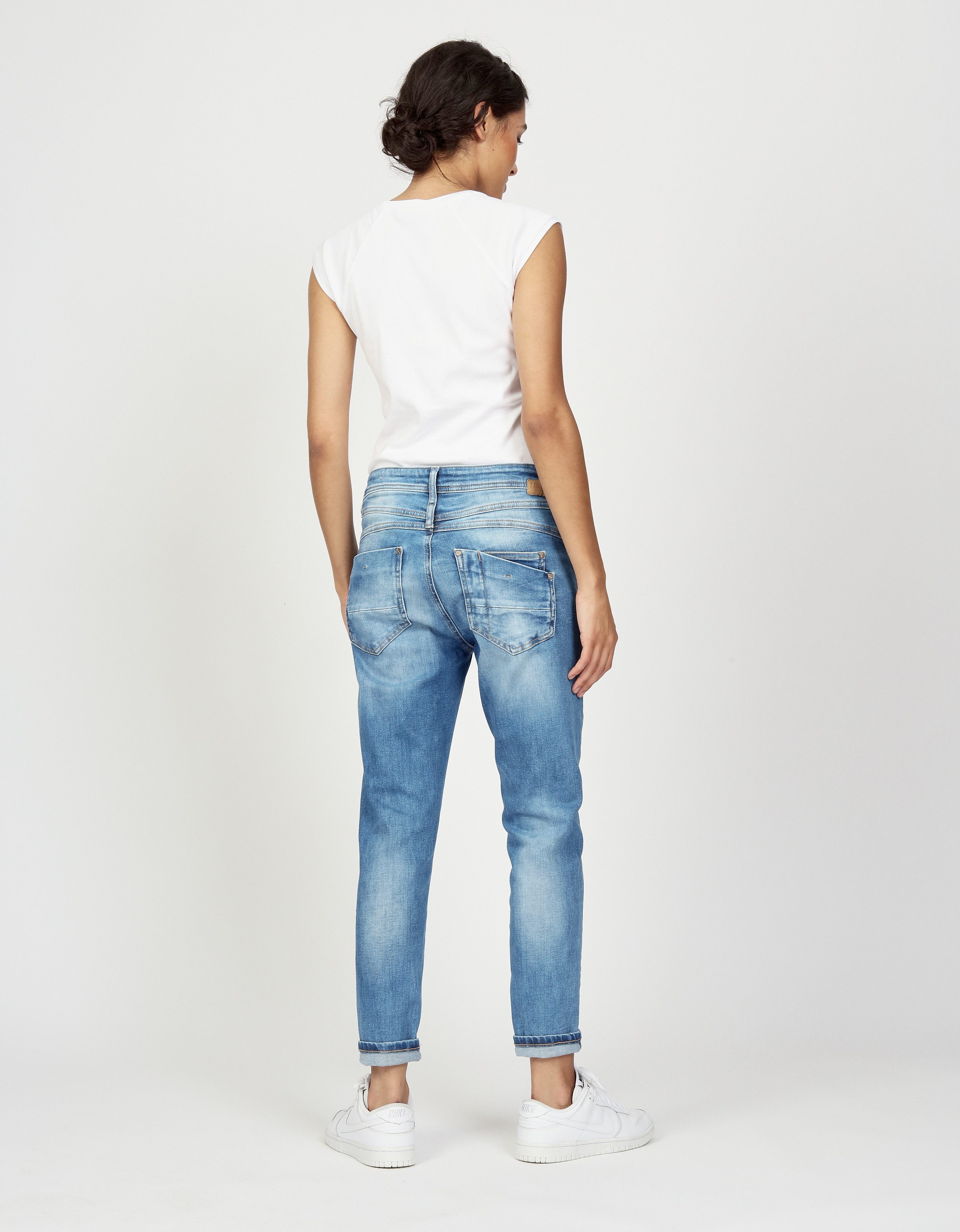 GANG Relax fit jeans 94AMELIE CROPPED in 5-pocket-stijl