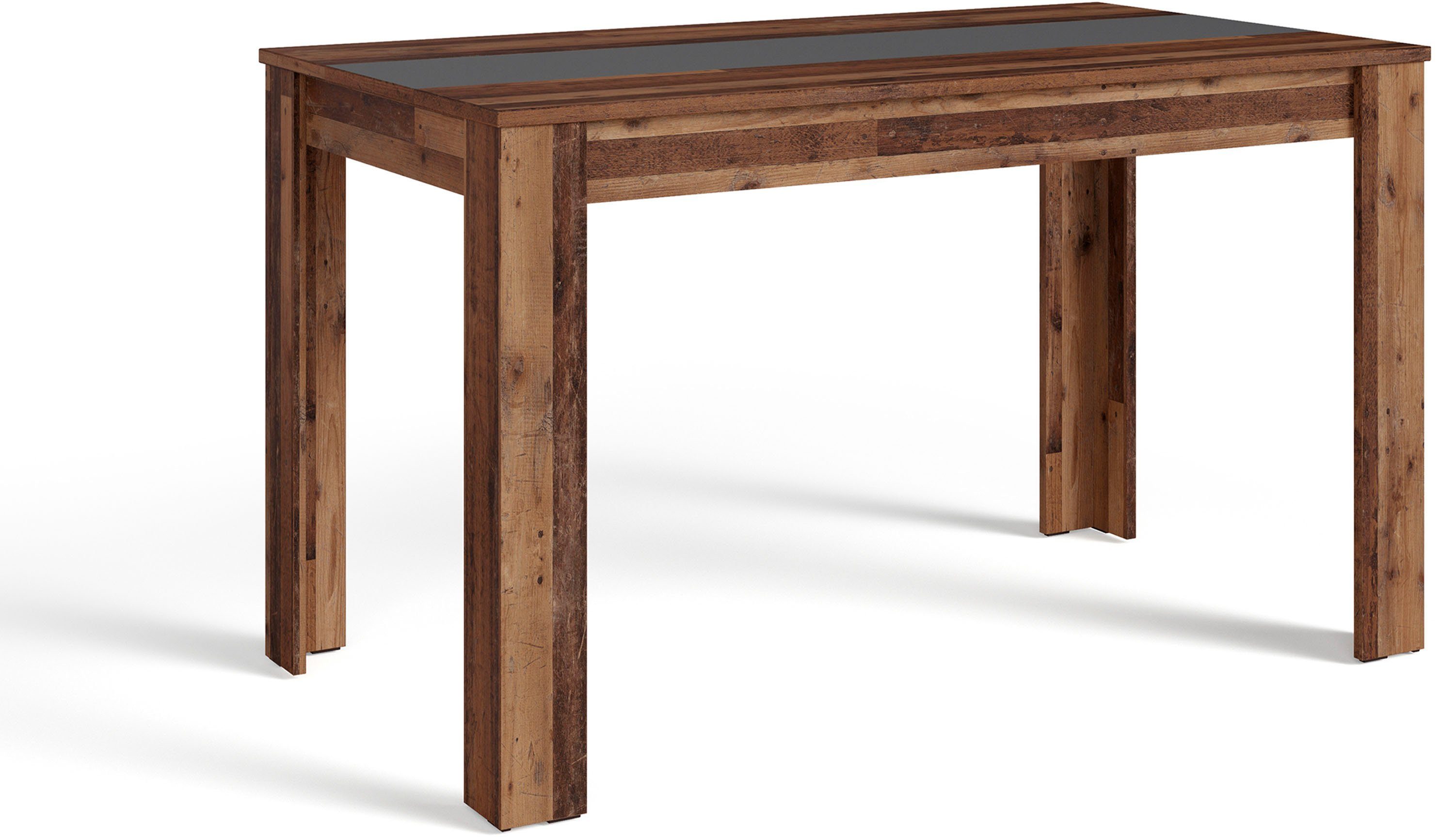 byLIVING Eettafel Nori Breedte 120, 140 of 160 cm, middelste blad keerbaar