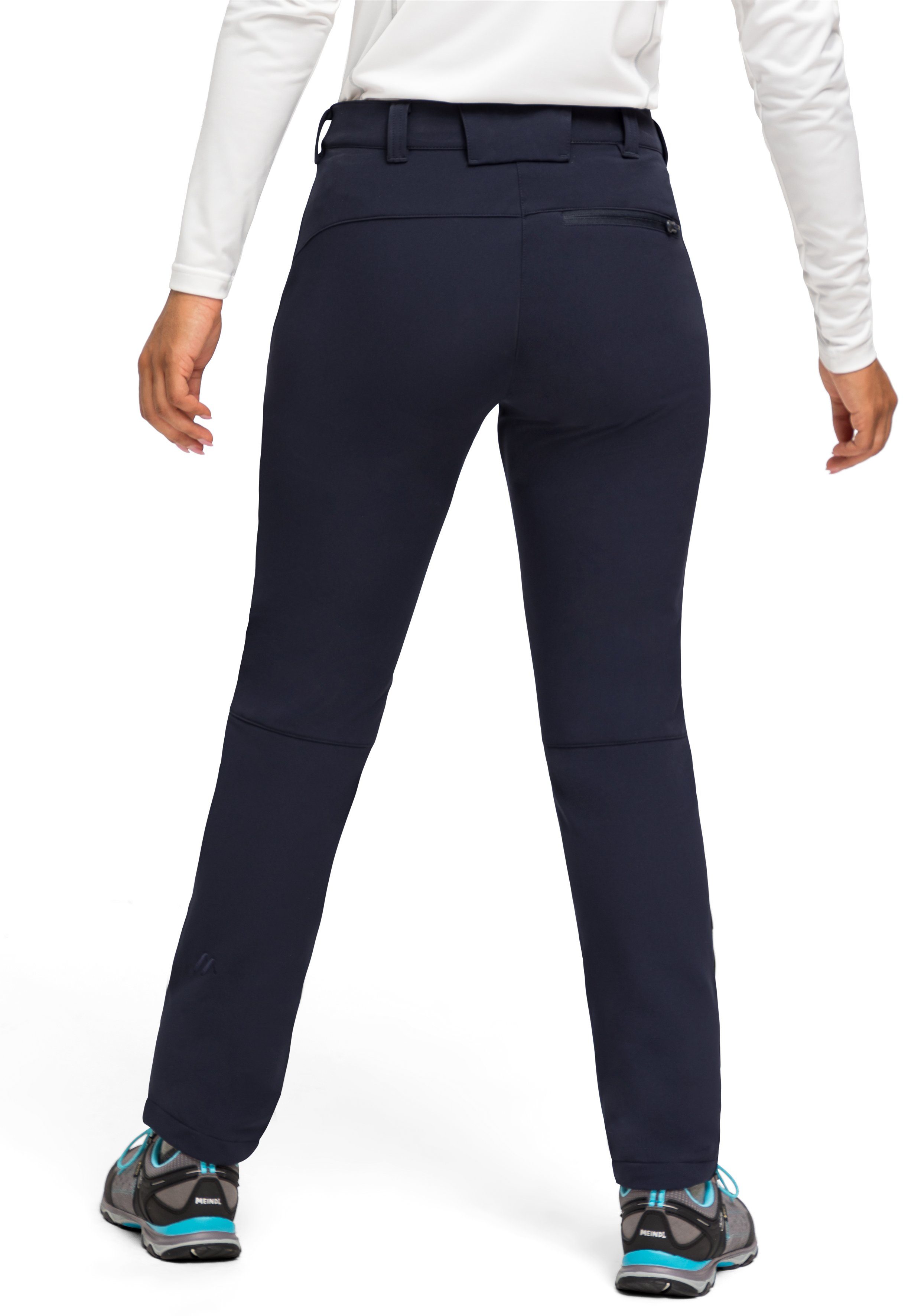 Maier Sports Functionele broek Helga slim warme dames outdoorbroek, robuuste wandelbroek, slim fit