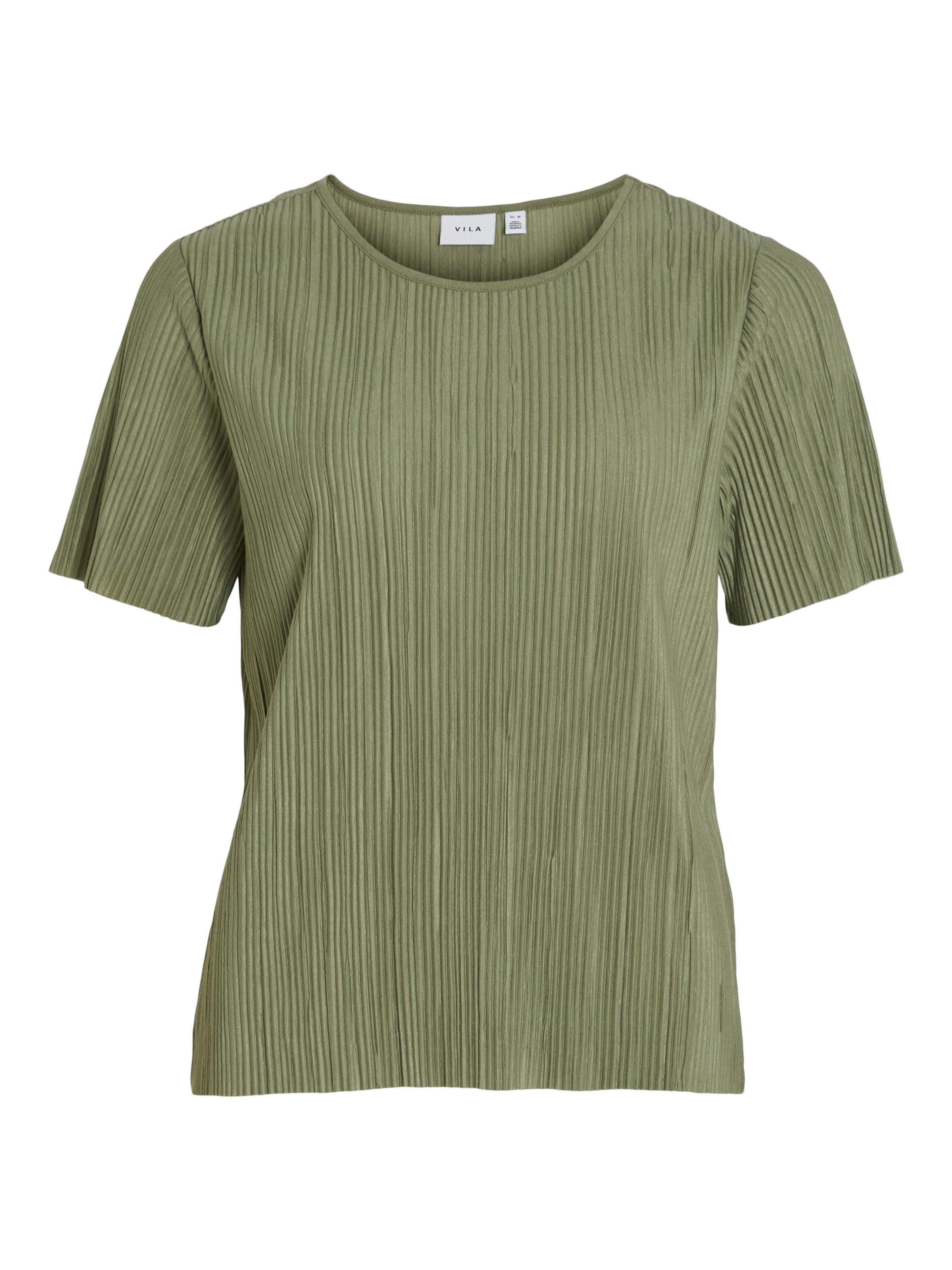 Vila Shirt met korte mouwen VIPLISA O-NECK S/S TOP - NOOS