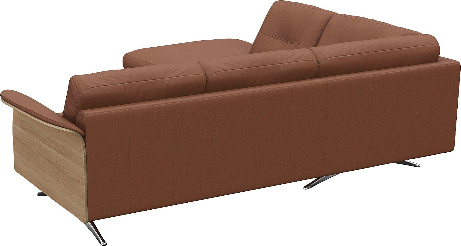 FLEXLUX Hoekbank Glow, super comfortabel door hoogwaardige zitconstructie met binnenvering, L-vorm