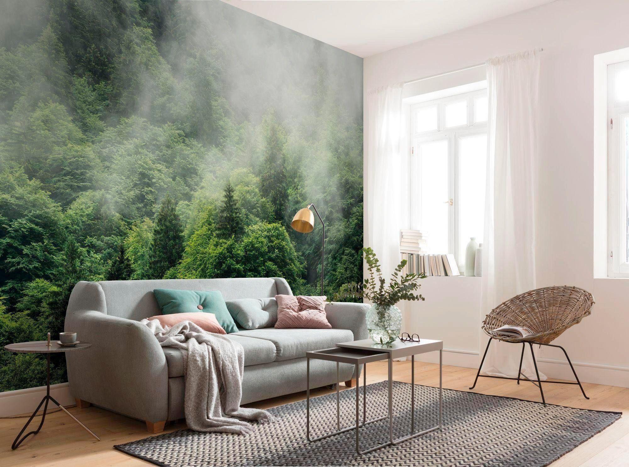 Komar Vliesbehang Digitale print vlies - Forest Land - Afmeting 400 x 250 cm (1 stuk)