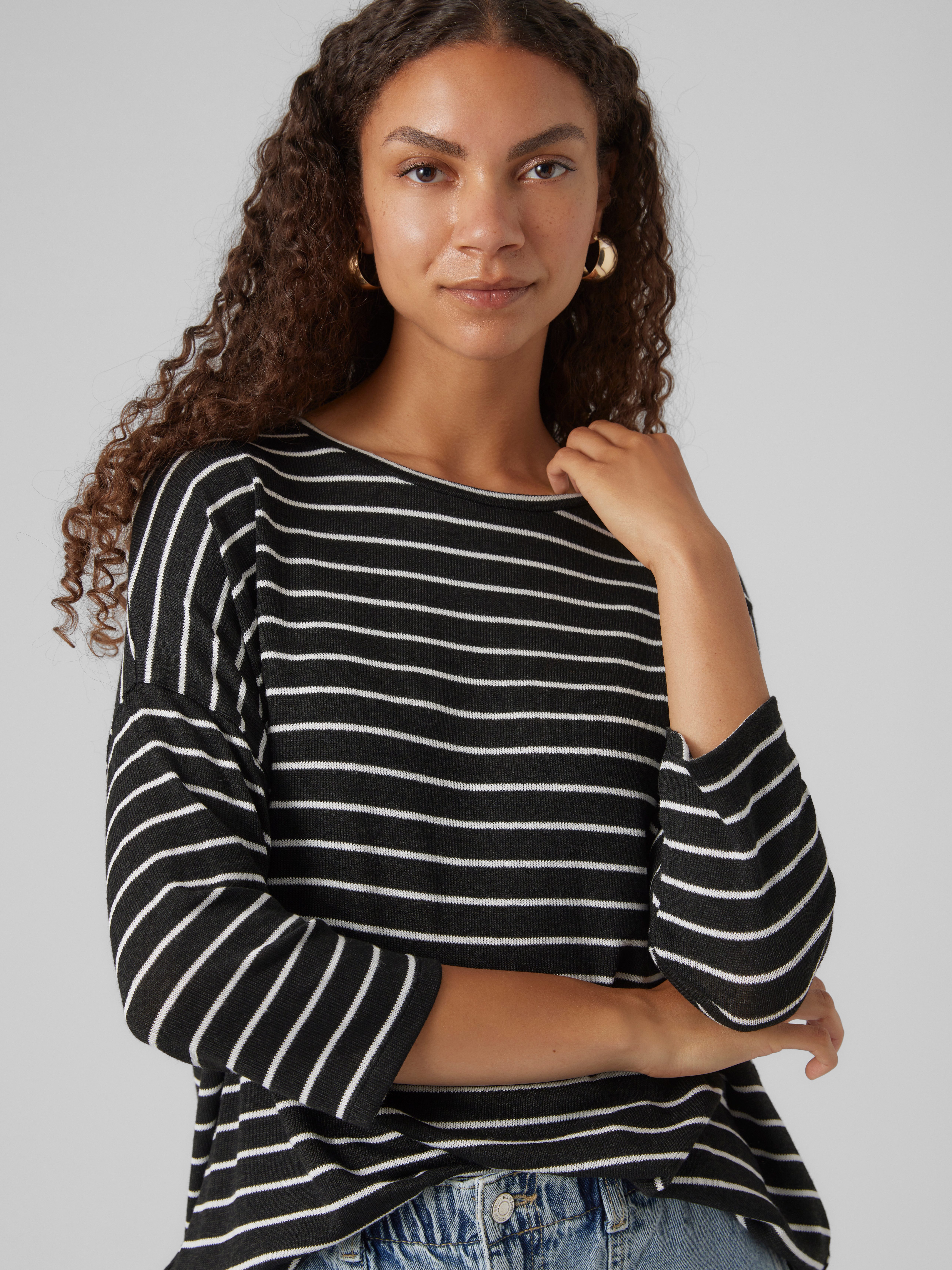 Vero Moda Trui met ronde hals VMBRIANNA 3/4 PULLOVER BOO REP