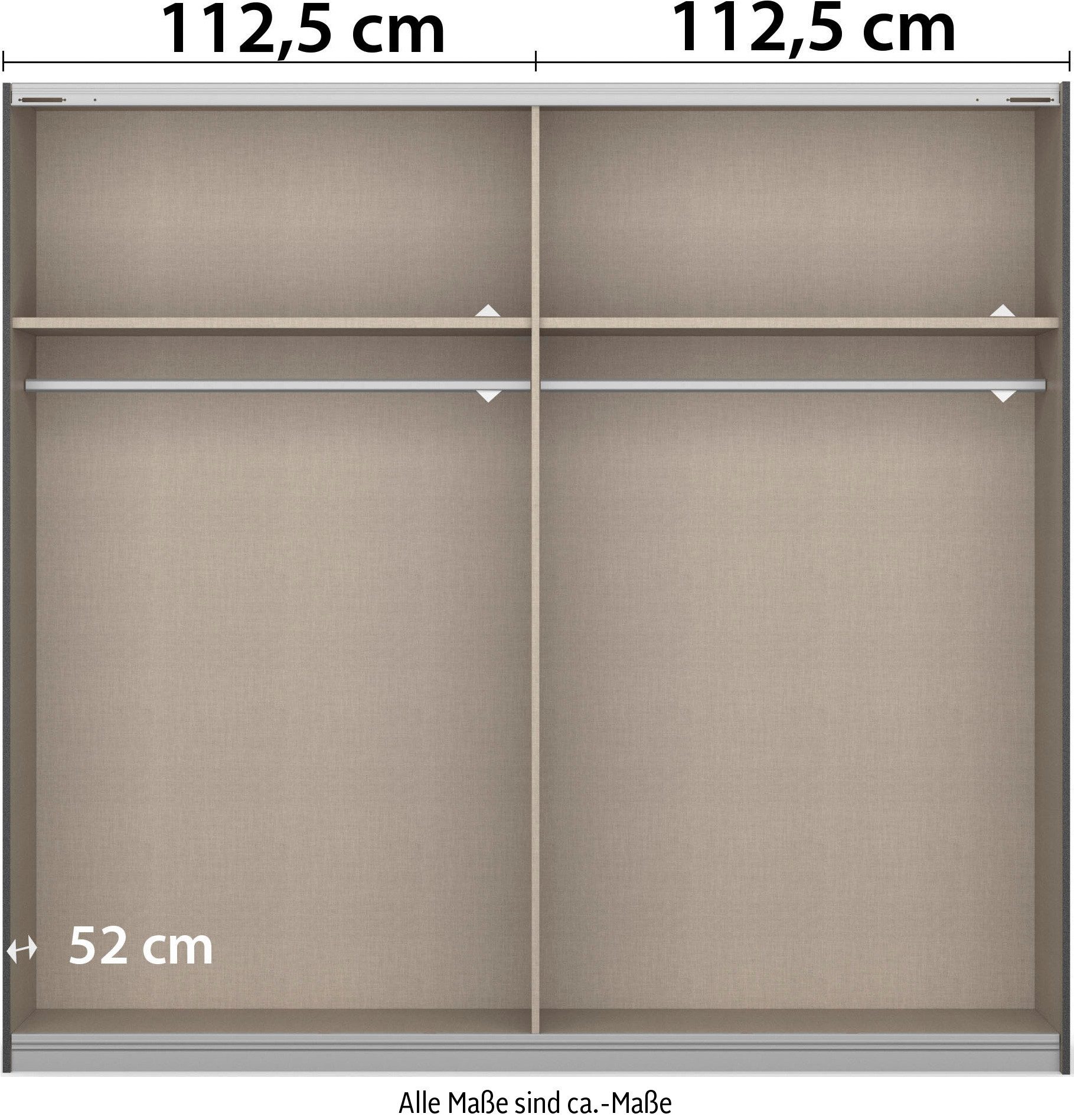 rauch Slaapkamerserie Compleet slaapkamer BARCELONA met kast breedte 226 cm(set, 4-delig)