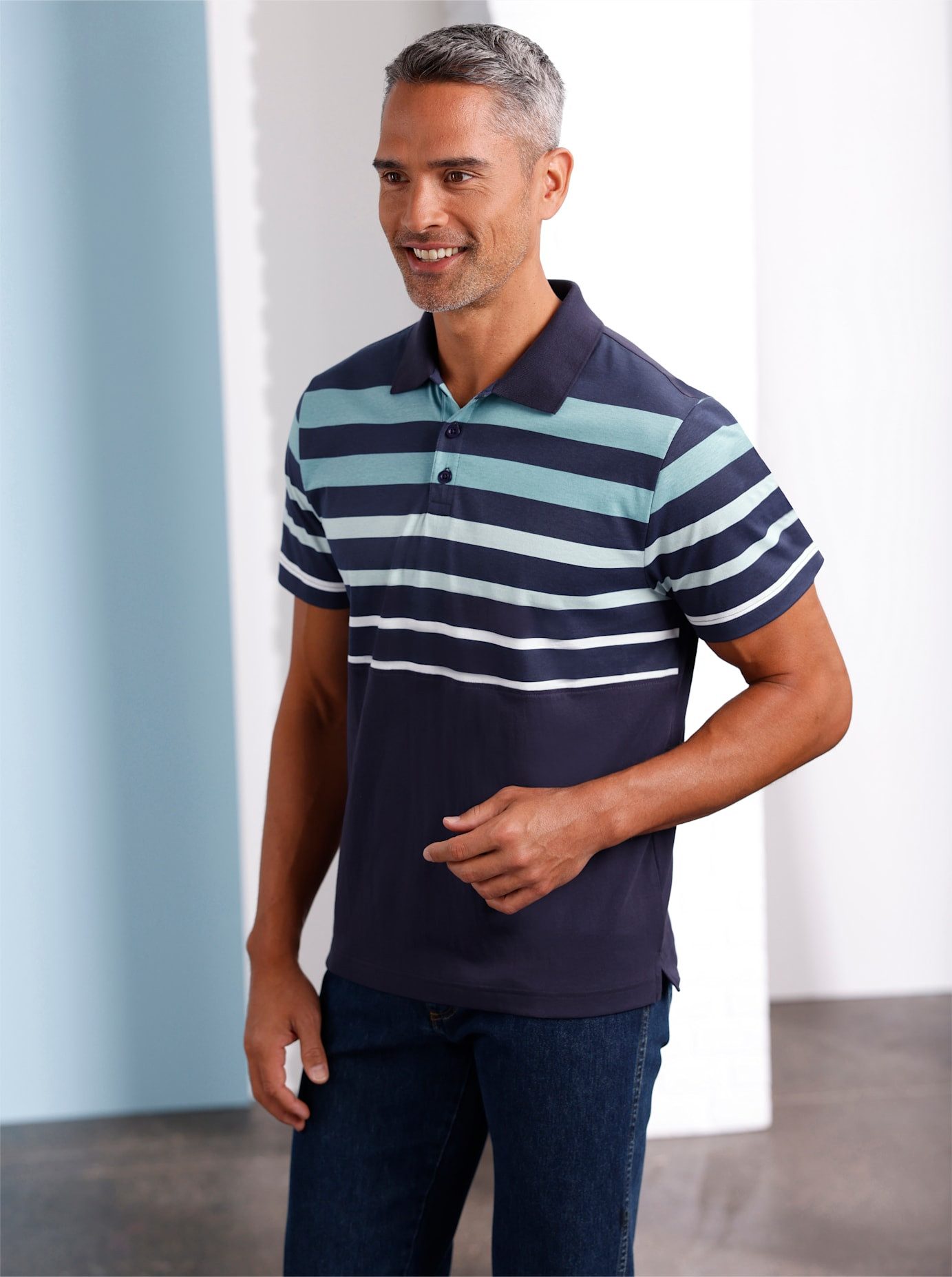 Classic Poloshirt met korte mouwen (1-delig)